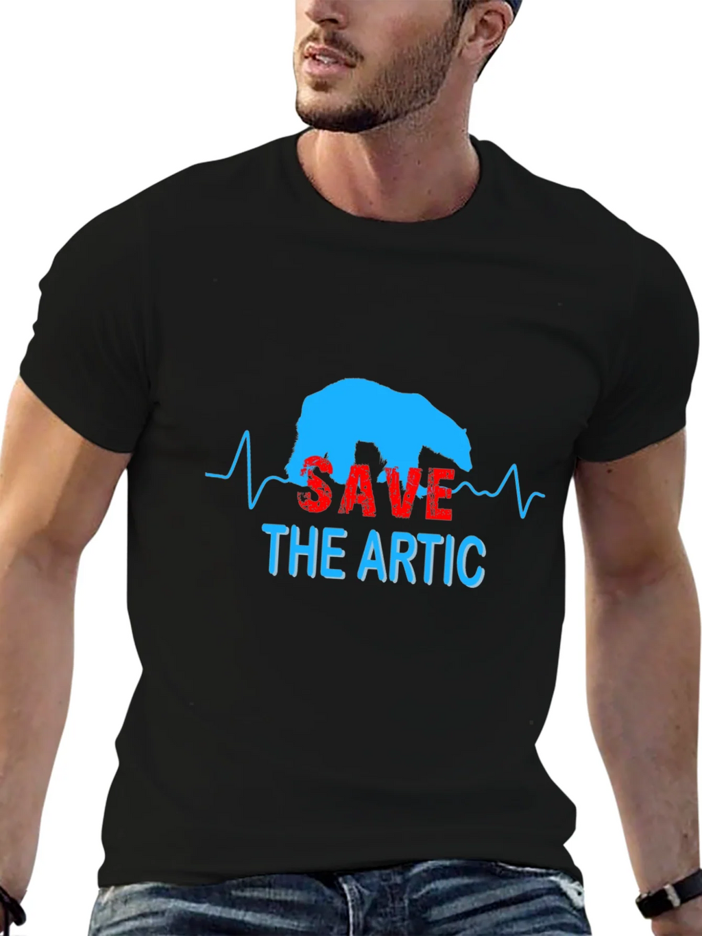 Save the Arctic T-Shirt - Polar Bear Graphic Tee product image 6