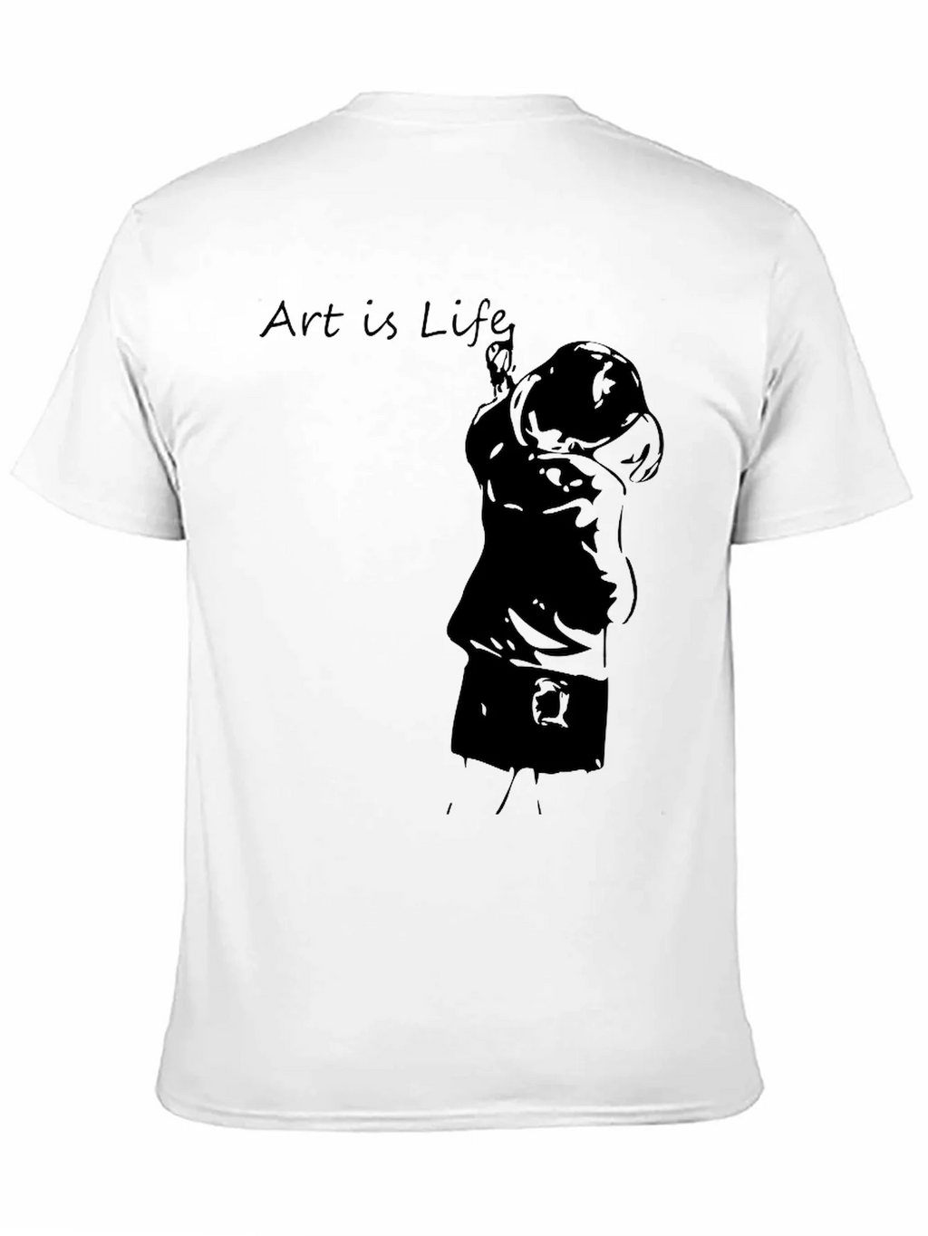 Art Is Life Black Graphic Tee product image 10