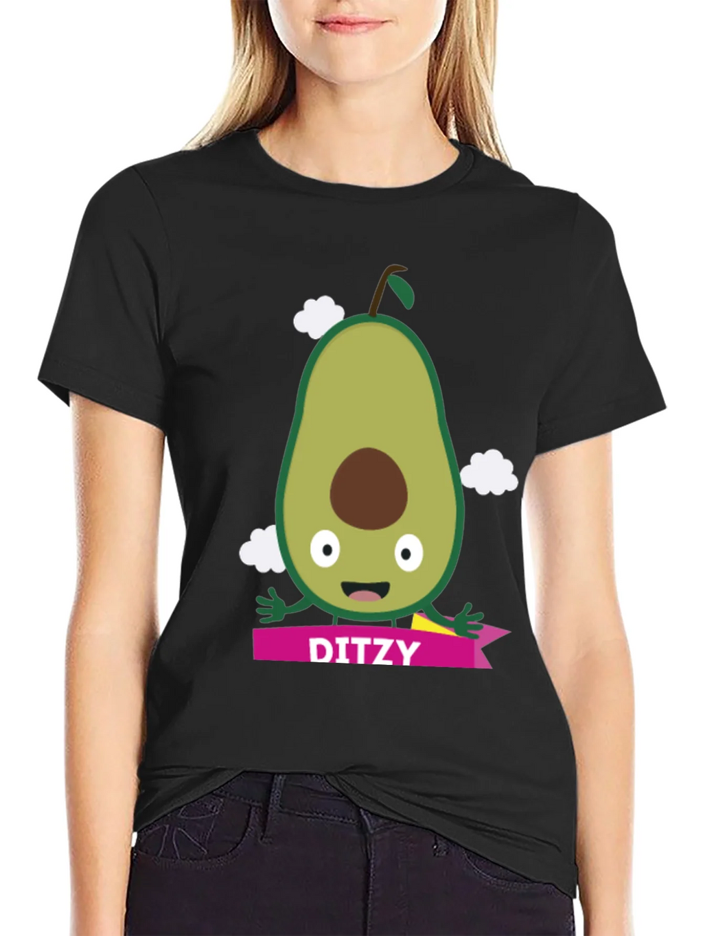 DITZY Avocado Graphic T-Shirt - Fun Trendy Apparel product image 2