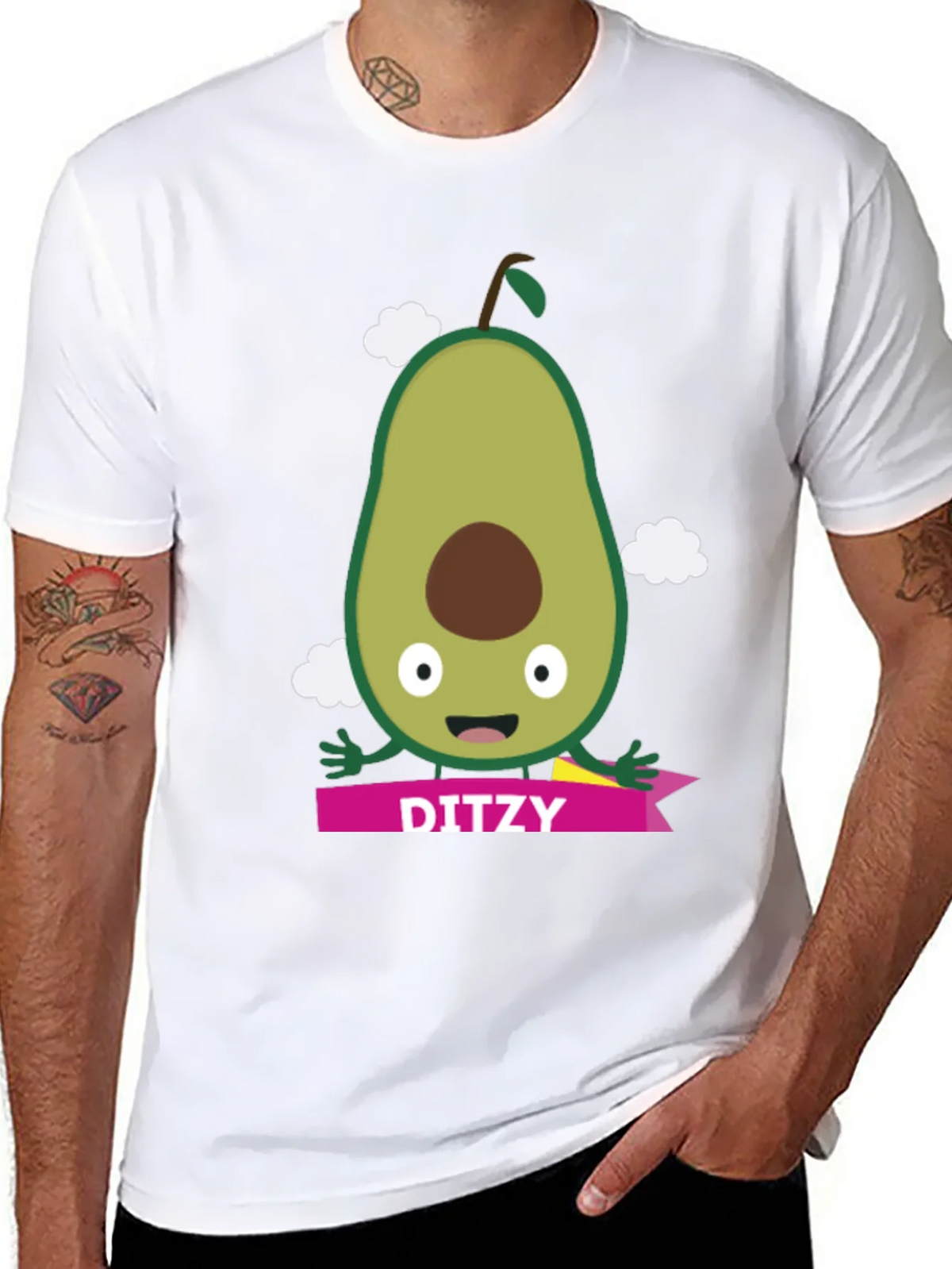 DITZY Avocado Graphic T-Shirt - Fun Trendy Apparel product image 7