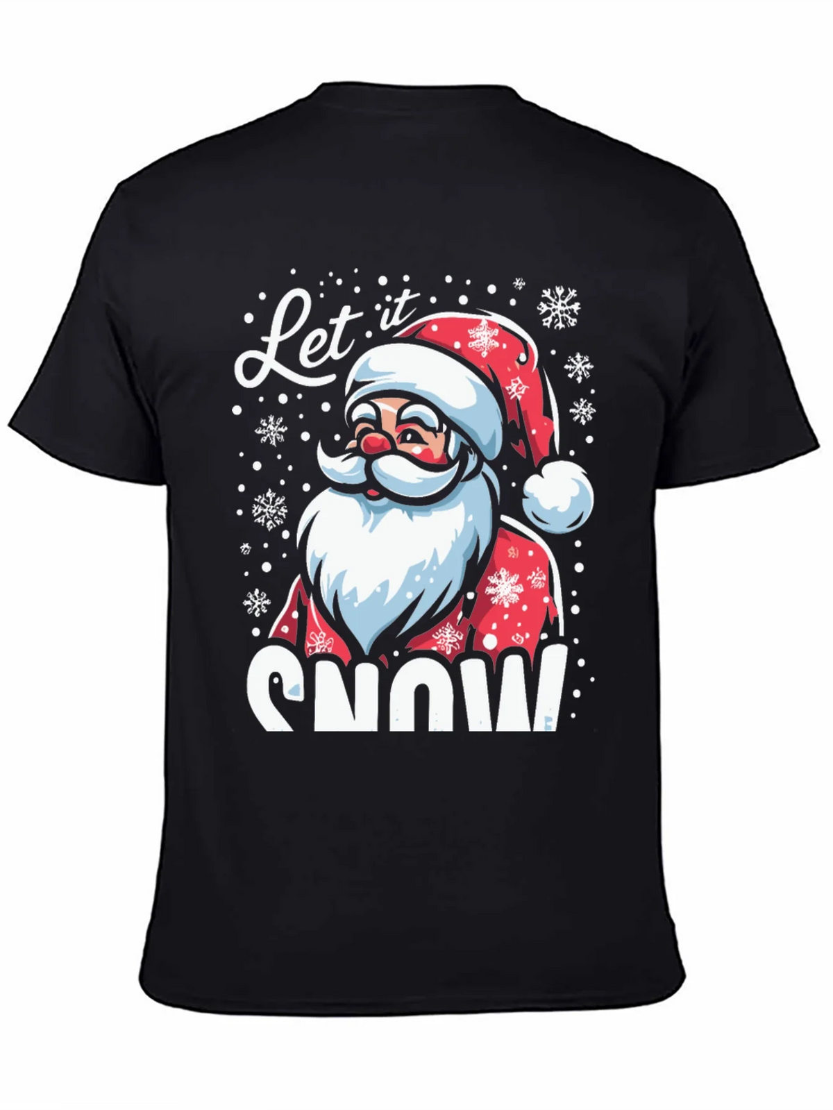 Let it Snow Santa Graphic T-Shirt product image 4