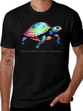 Capricorn Spirit Animal Turtle Graphic Tee product image 1