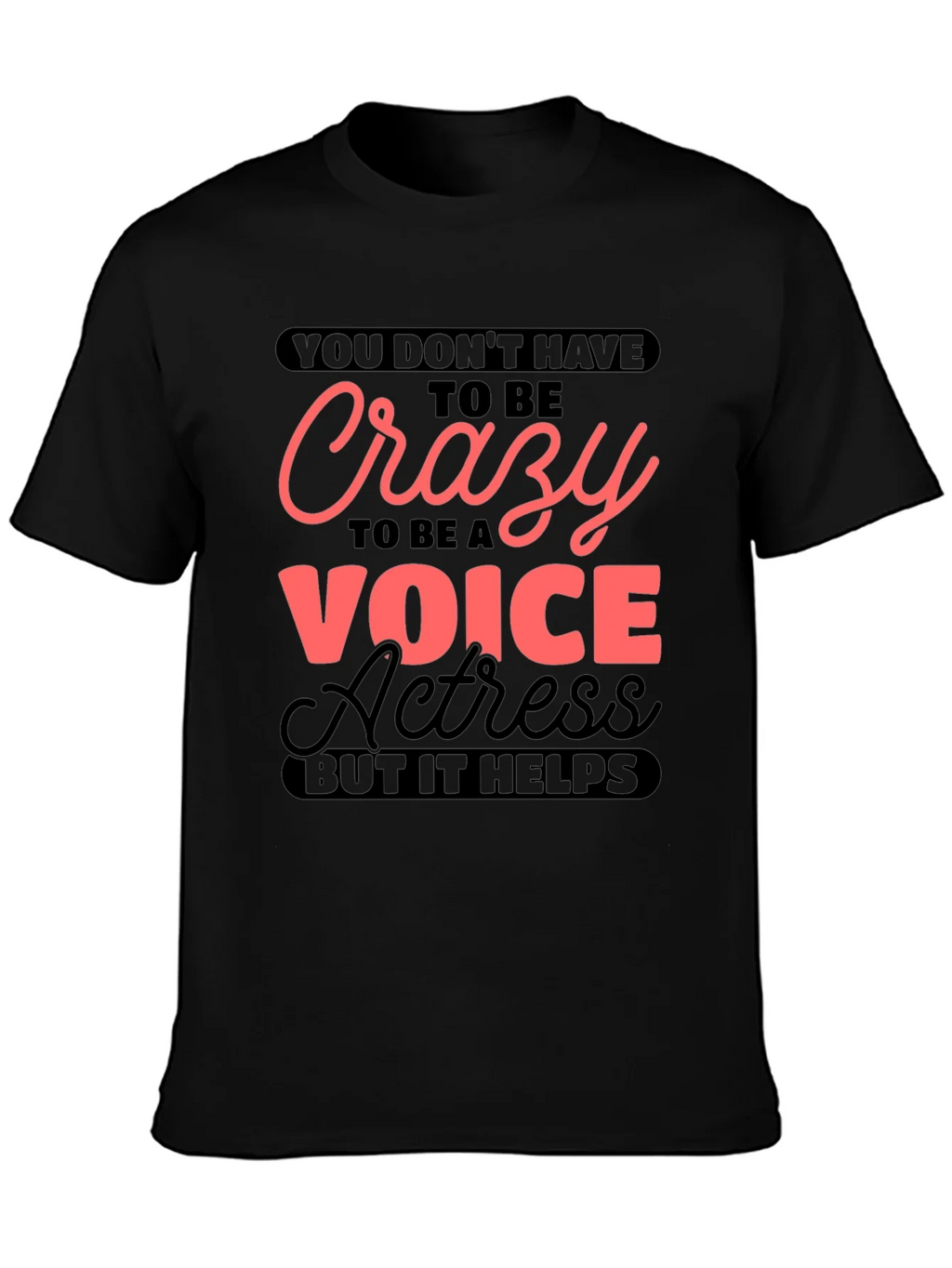 Crazy Voice Actress Graphic T-Shirt product image 6