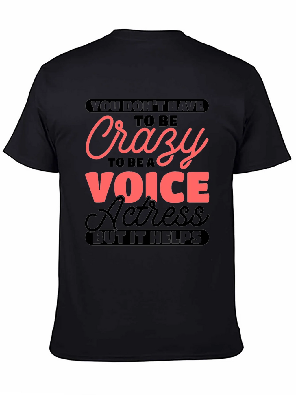 Crazy Voice Actress Graphic T-Shirt product image 7
