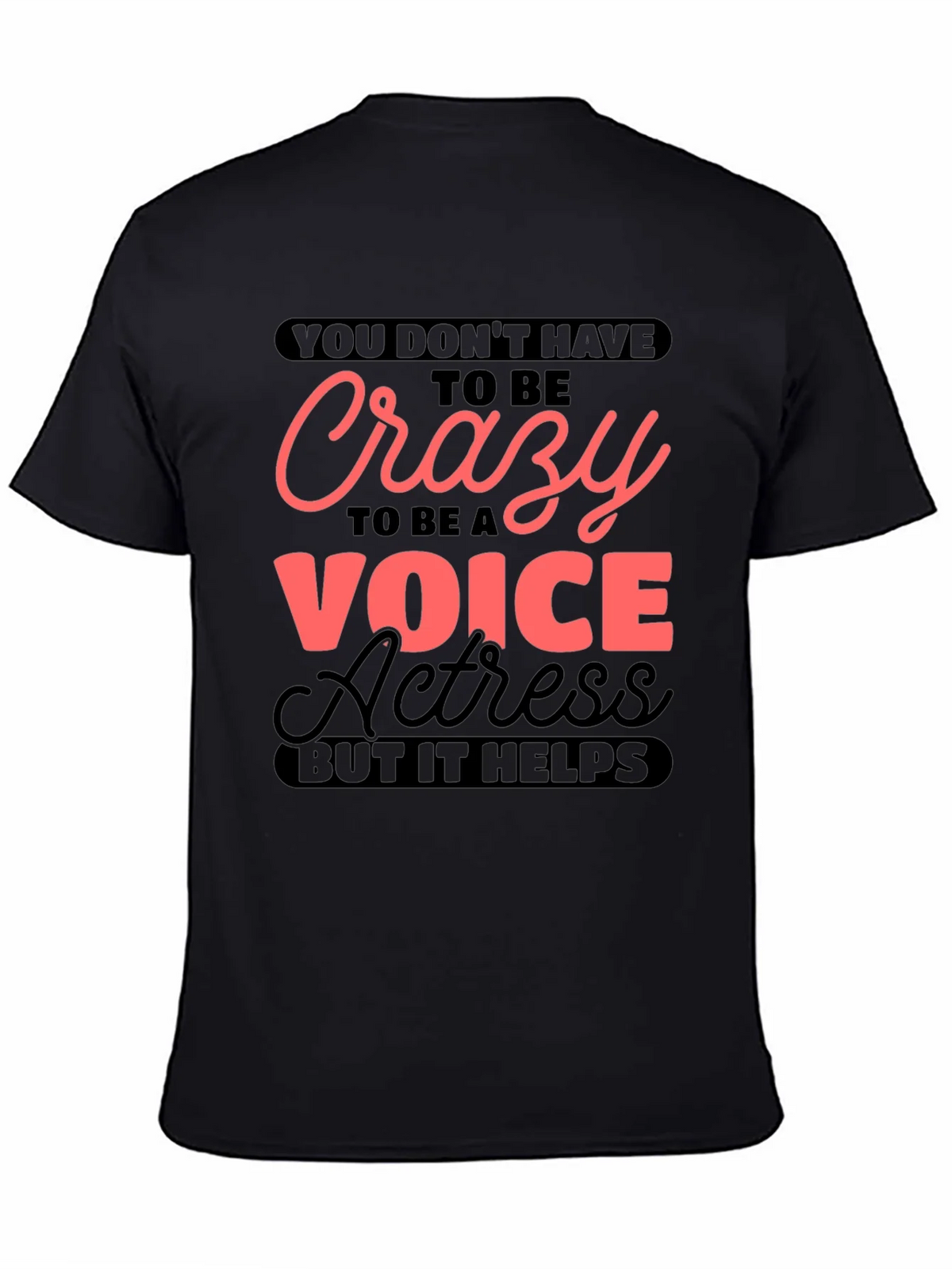 Crazy Voice Actress Graphic T-Shirt product image 7