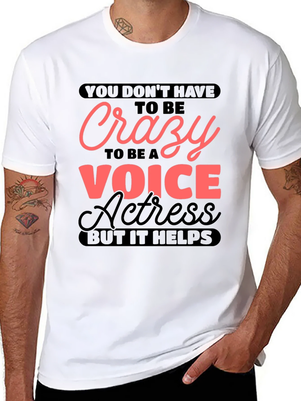 Crazy Voice Actress Graphic T-Shirt product image 10