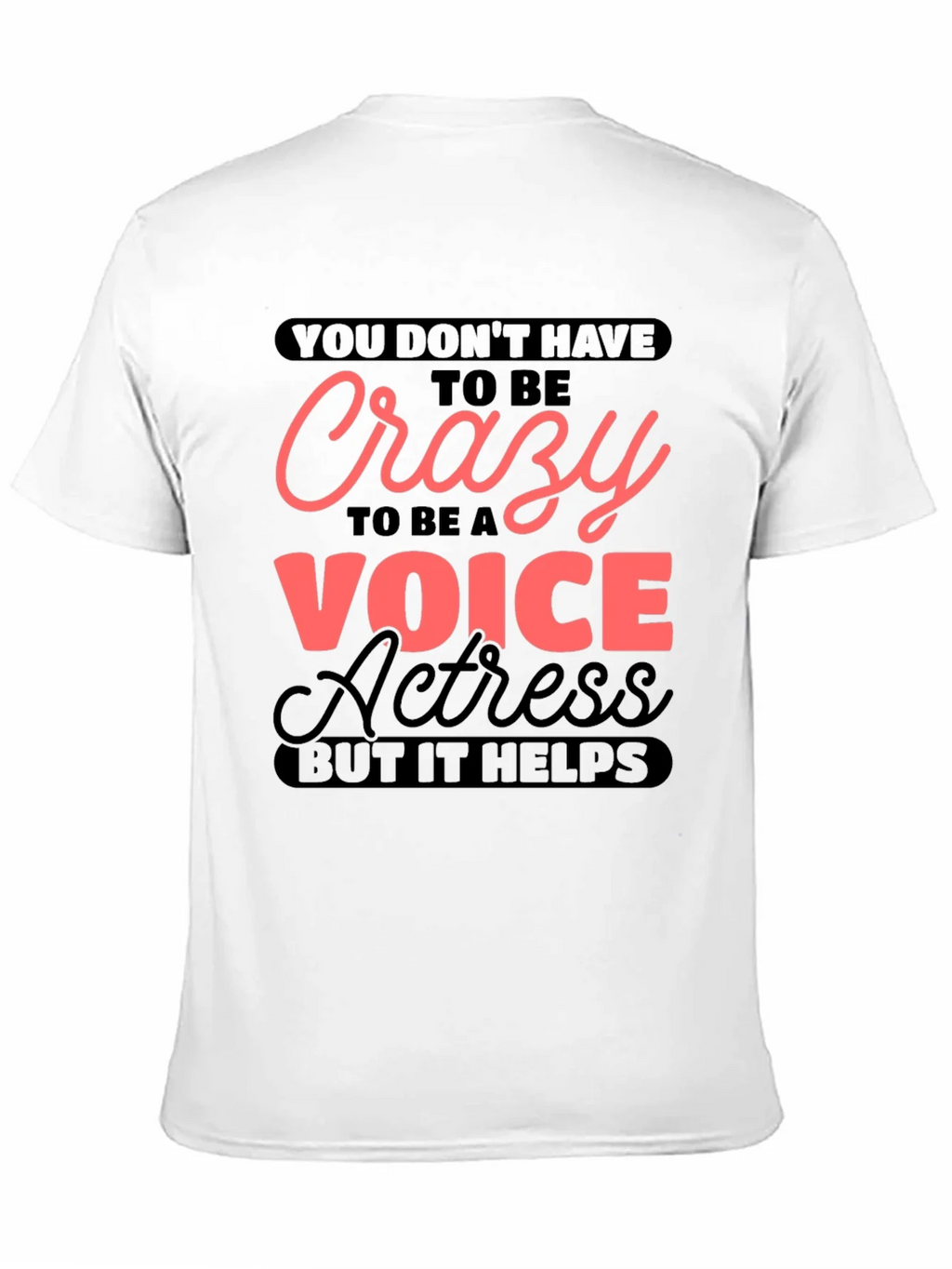 Crazy Voice Actress Graphic T-Shirt product image 2