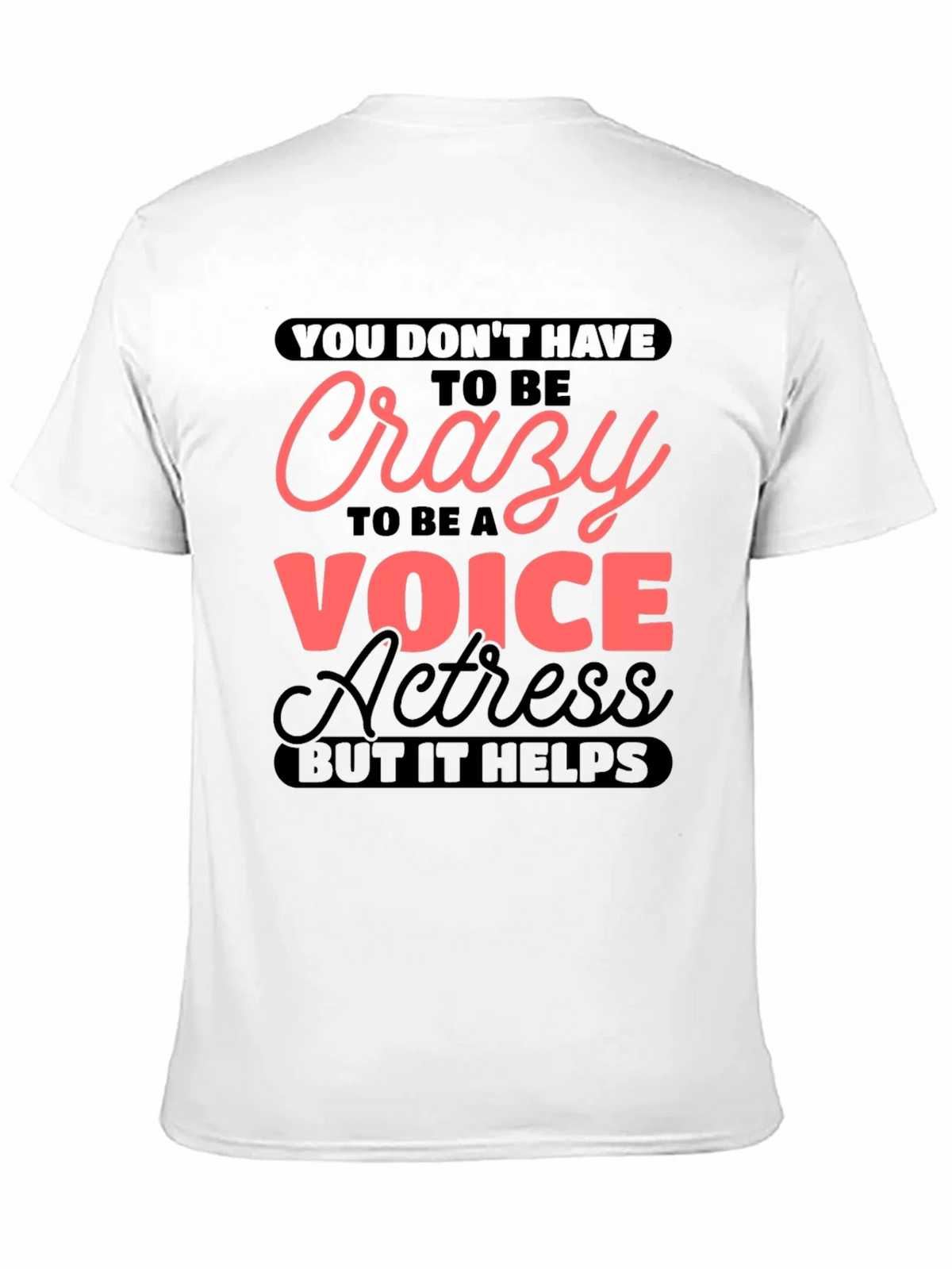 Crazy Voice Actress Graphic T-Shirt product image 2