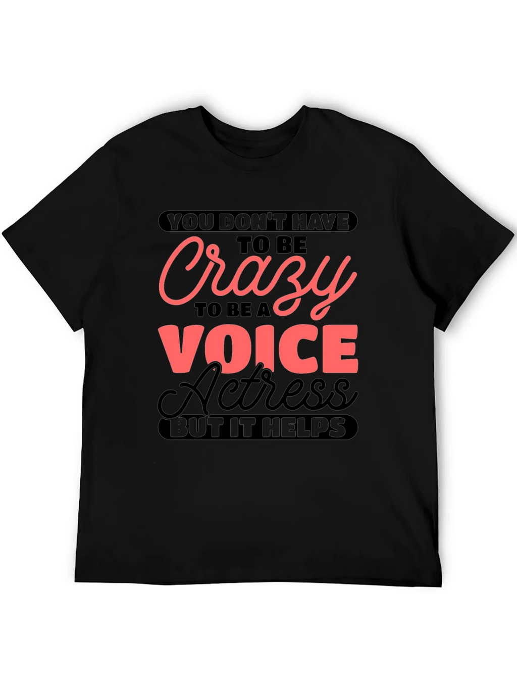 Crazy Voice Actress Graphic T-Shirt product image 8