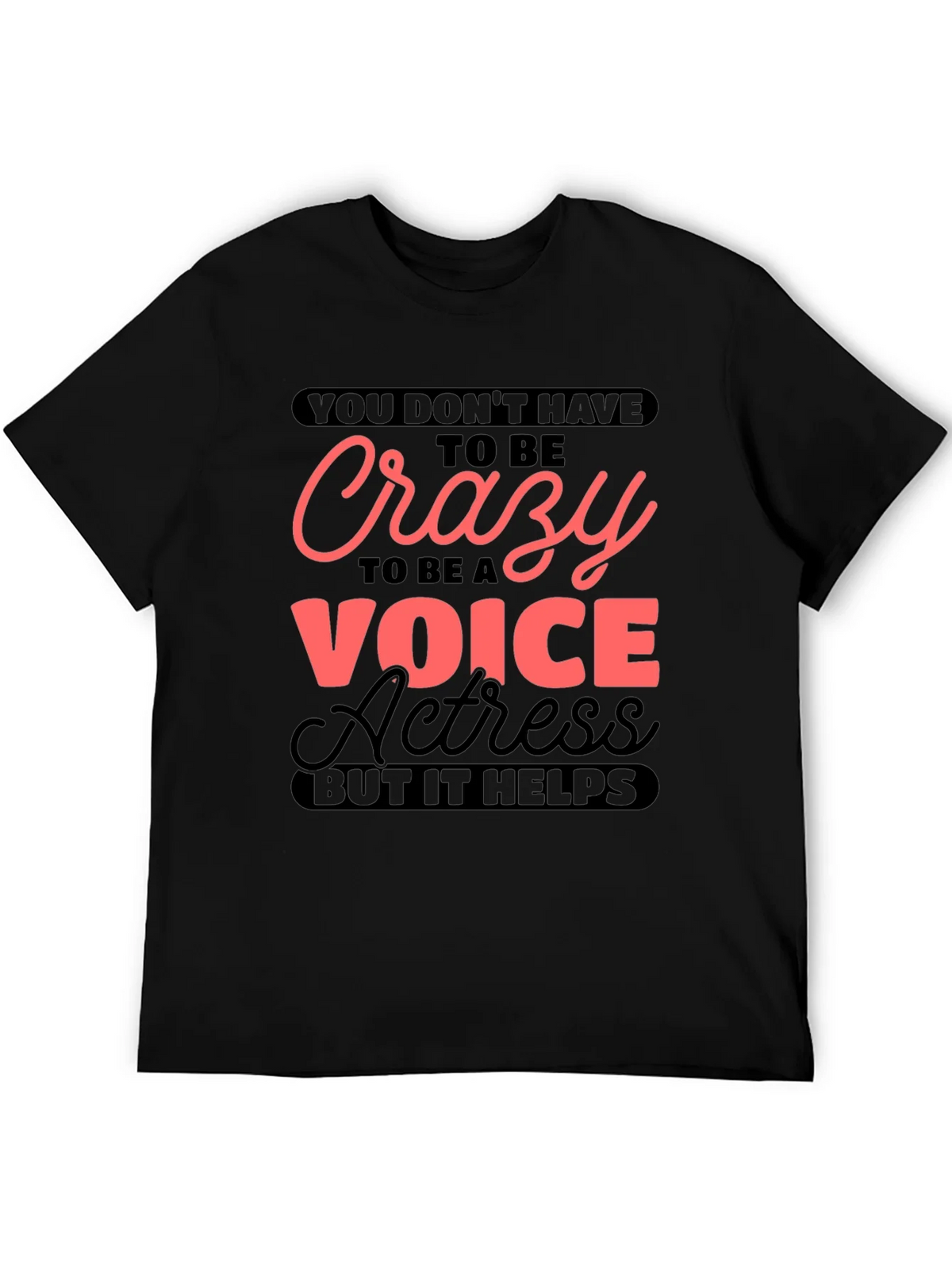 Crazy Voice Actress Graphic T-Shirt product image 8