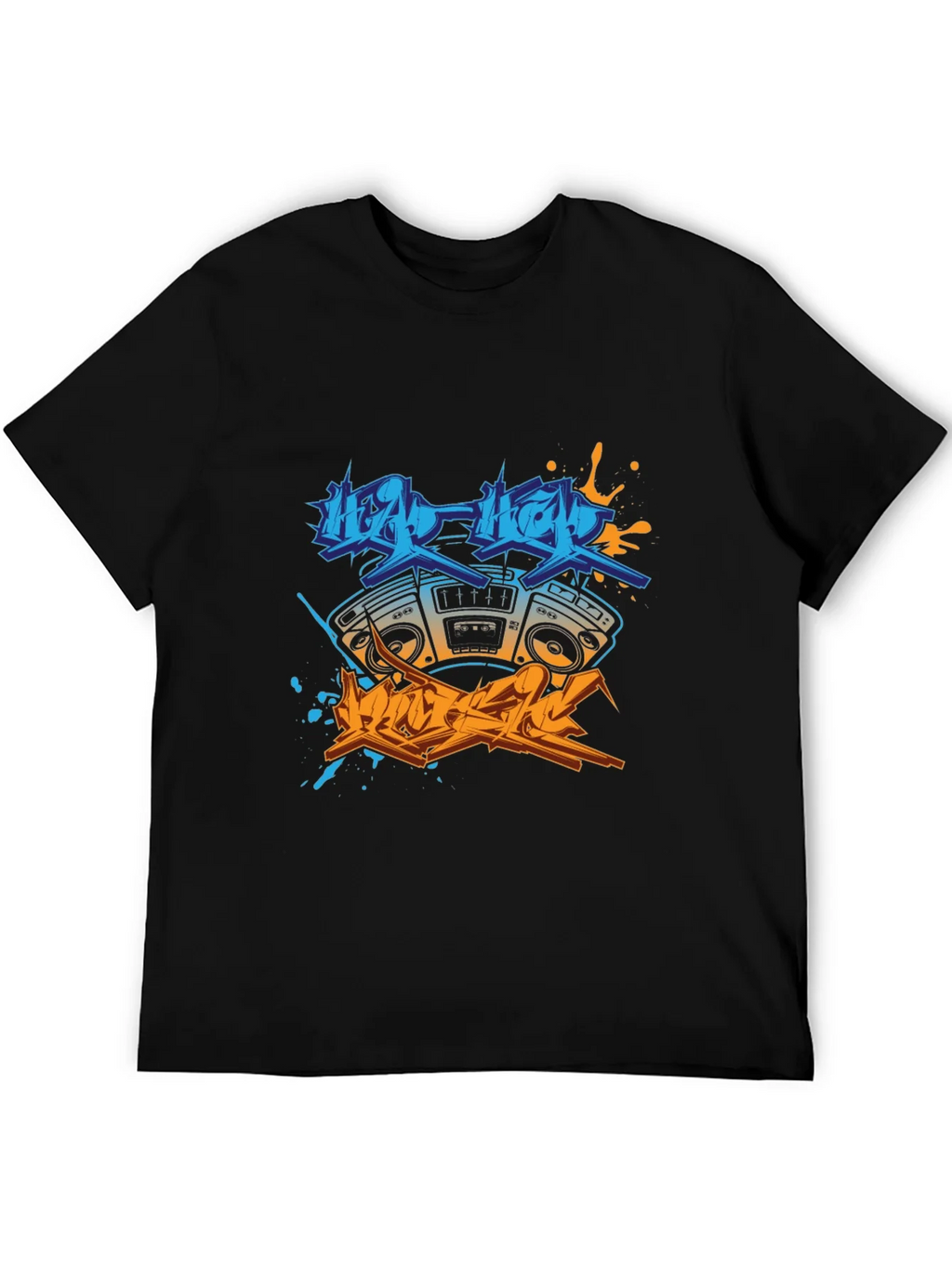 Hip Hop Boombox Graphic Tee product image 5