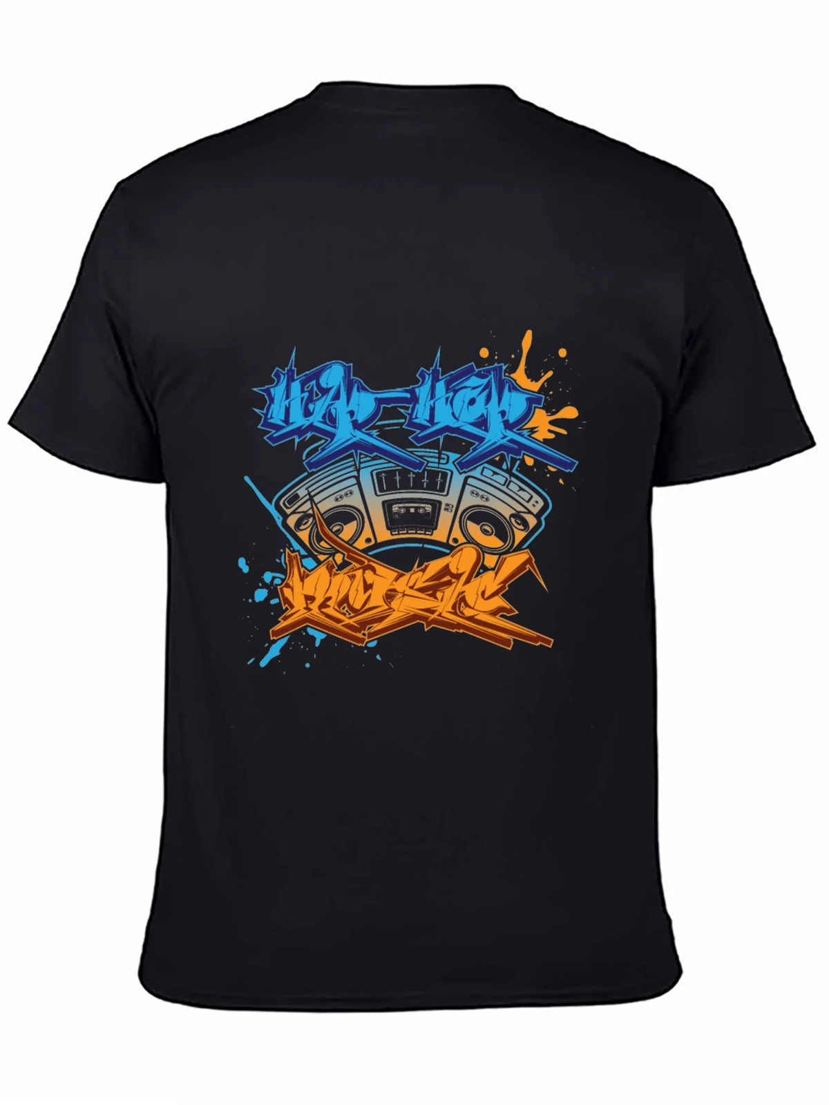 Hip Hop Boombox Graphic Tee product image 4