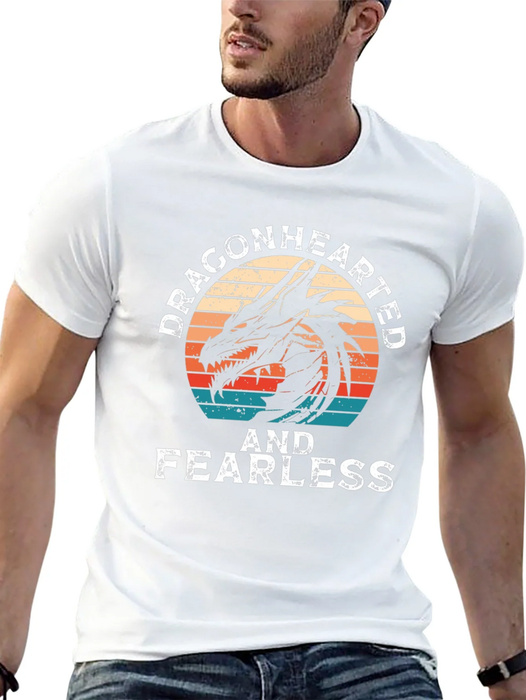 Dragonhearted & Fearless Graphic T-Shirt product image 4