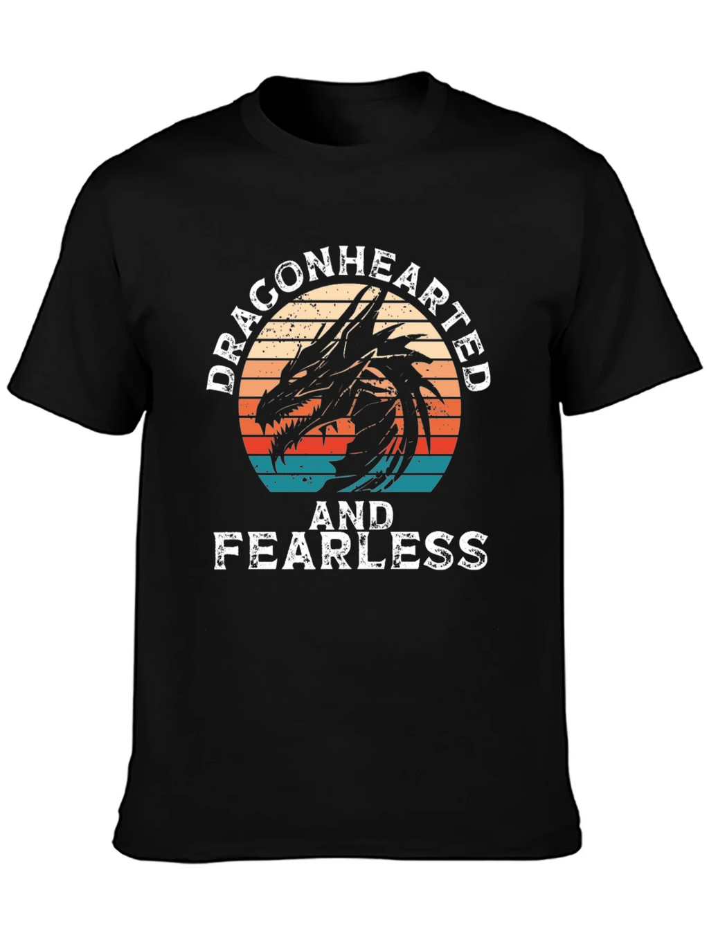 Dragonhearted & Fearless Graphic T-Shirt product image 6