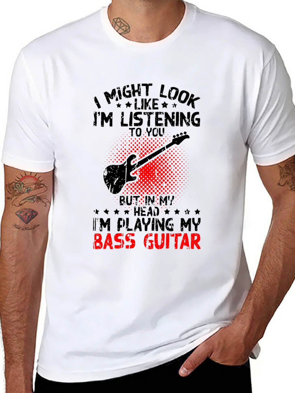 Bass Guitar Player T-Shirt product image 10