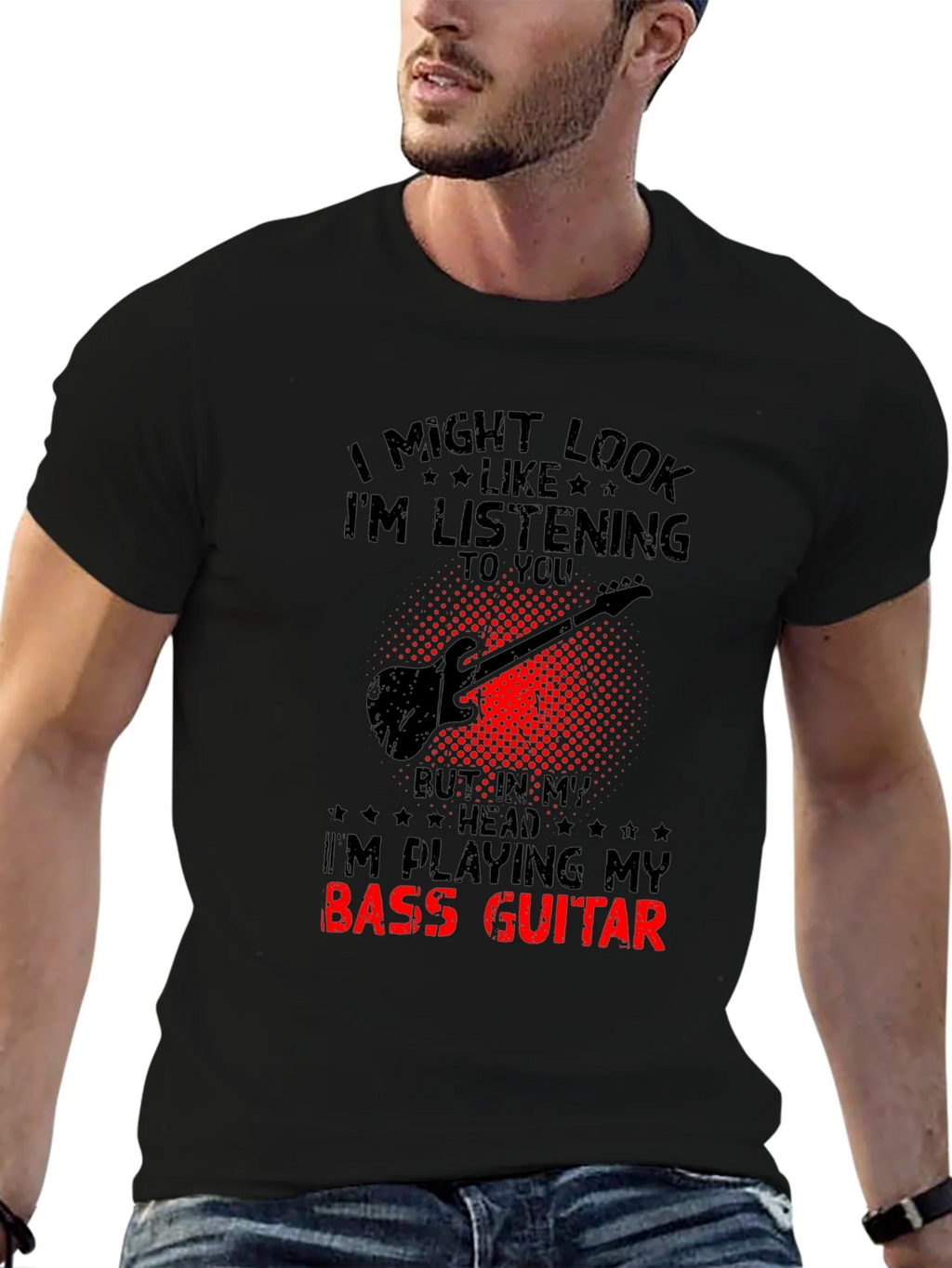 Bass Guitar Player T-Shirt product image 9