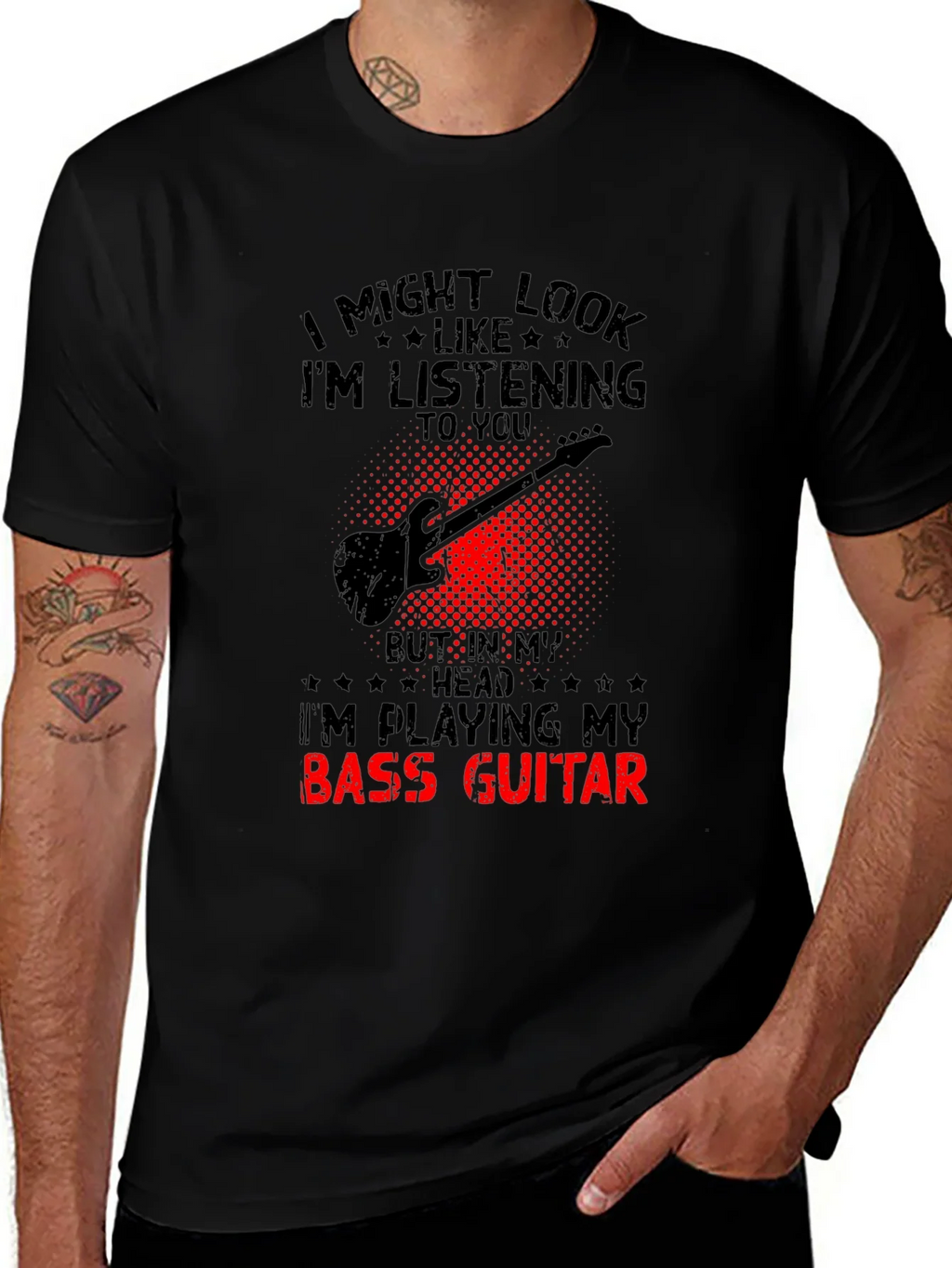 Bass Guitar Player T-Shirt product image 1