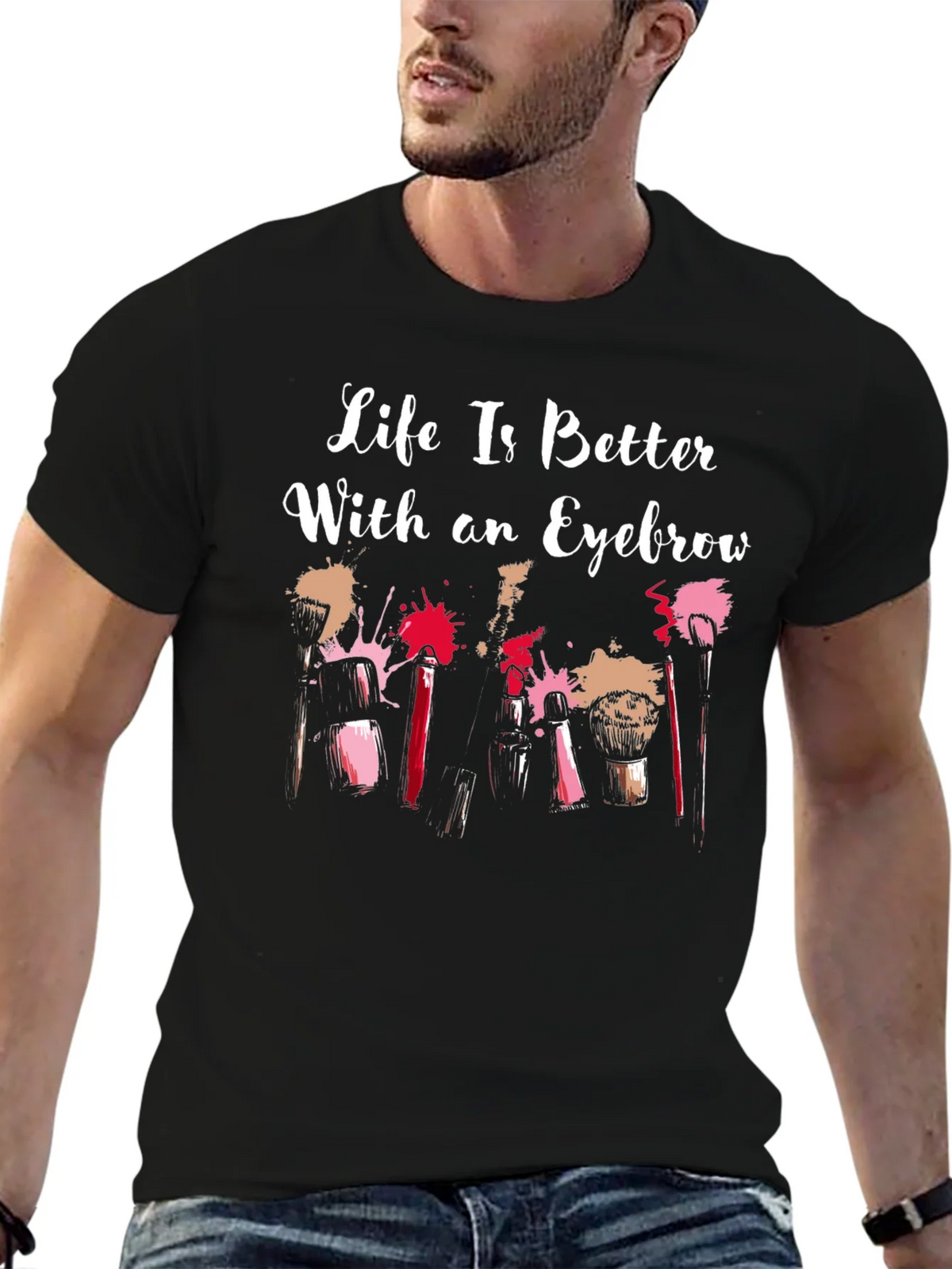 Life is Better With an Eyebrow T-Shirt product image 9