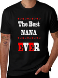 The Best NANA EVER Black T-Shirt product image 1