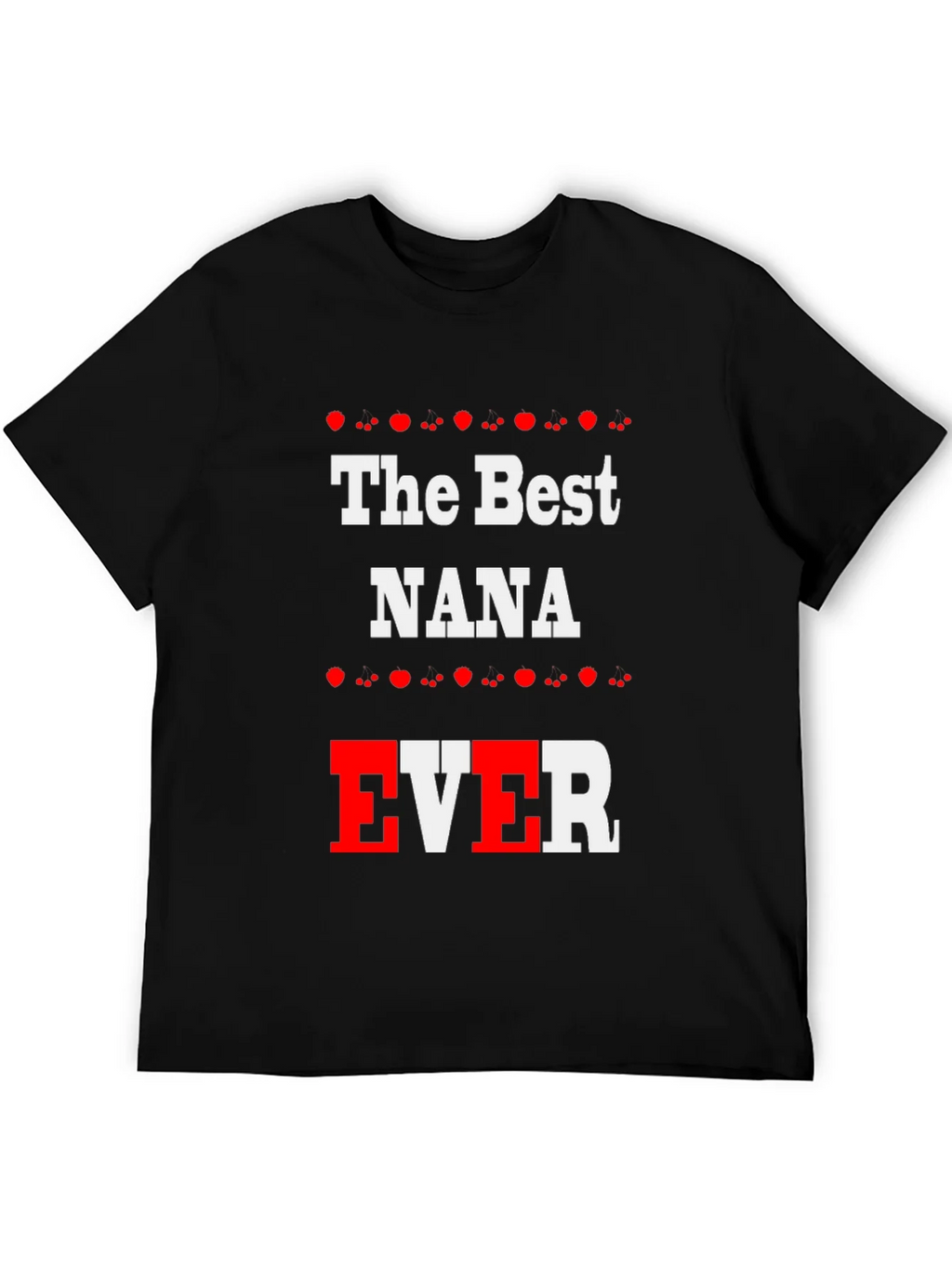 The Best NANA EVER Black T-Shirt product image 8