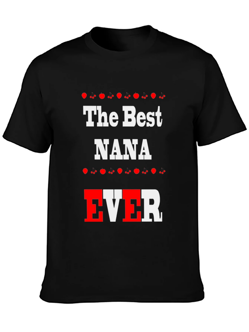 The Best NANA EVER Black T-Shirt product image 6