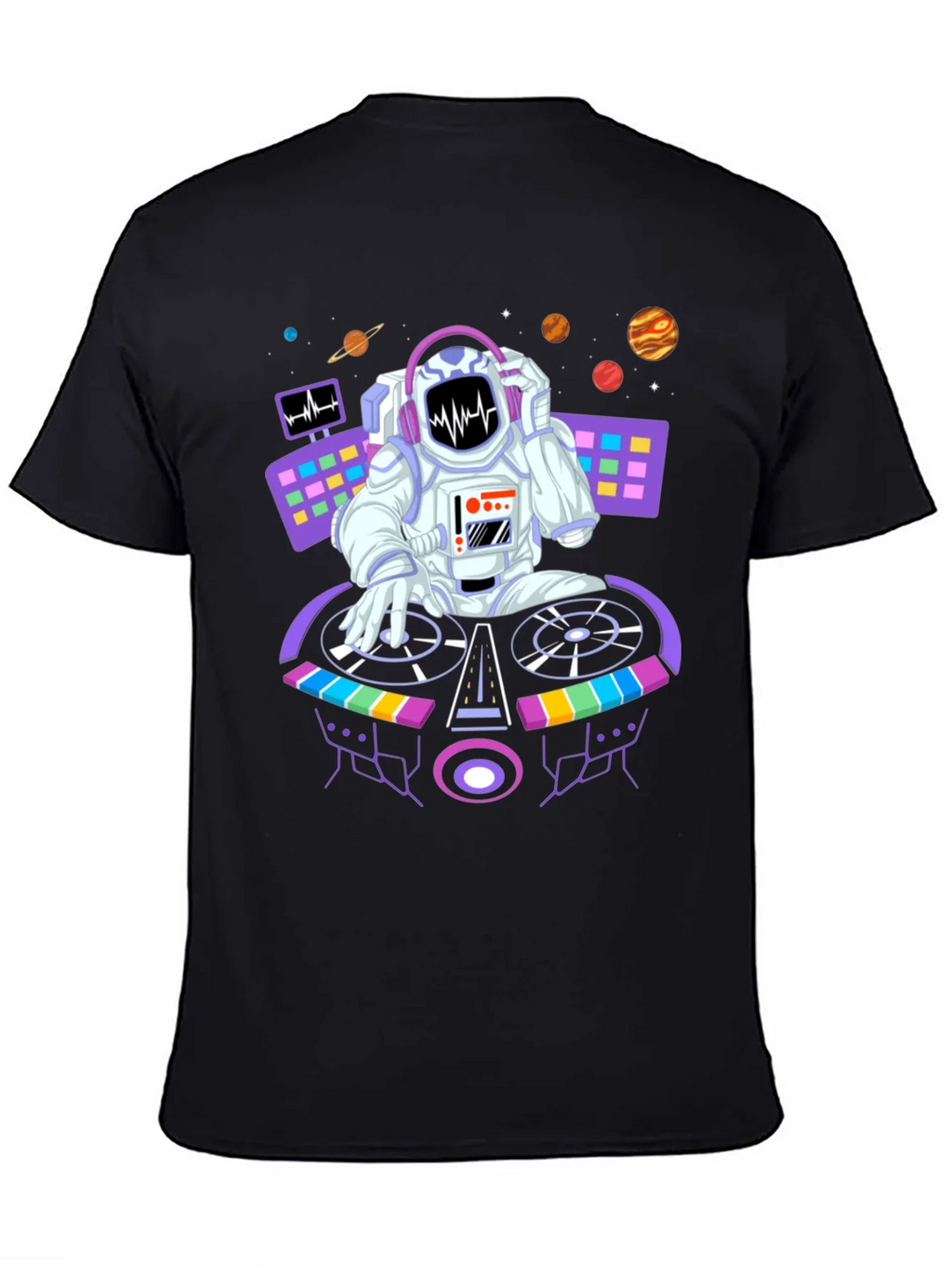 DJ Astronaut Graphic Tee - Space Beats Shirt product image 4