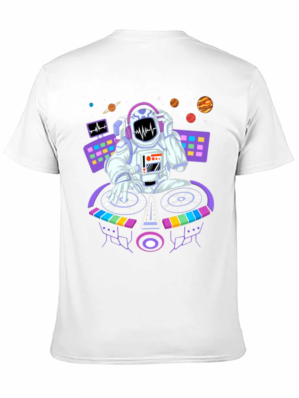 DJ Astronaut Graphic Tee - Space Beats Shirt product image 10