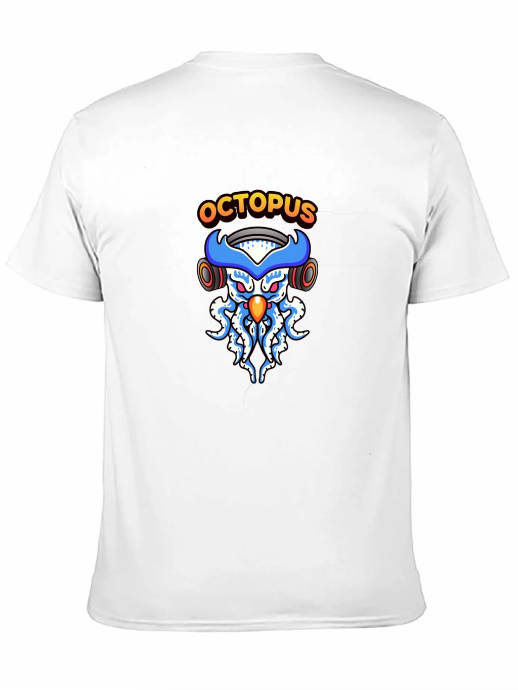 Octopus DJ Black T-Shirt product image 2