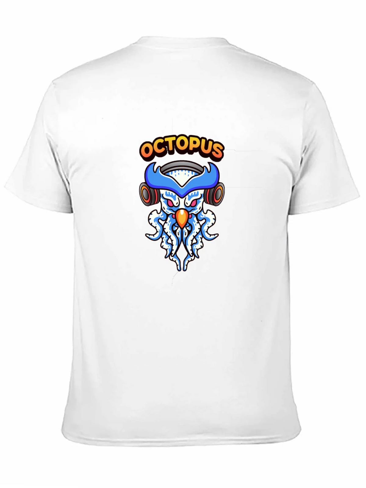 Octopus DJ Black T-Shirt product image 2