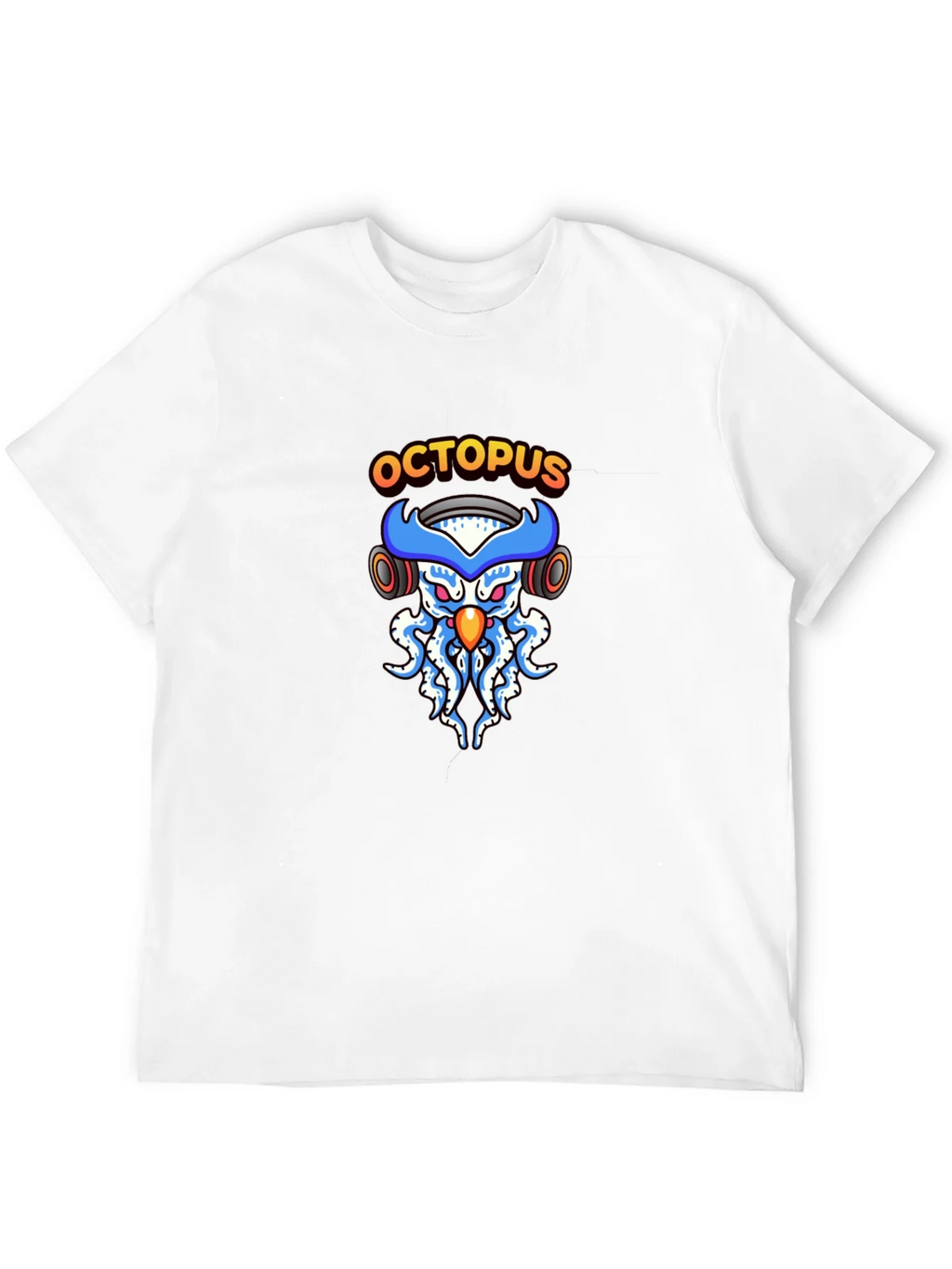 Octopus DJ Black T-Shirt product image 3
