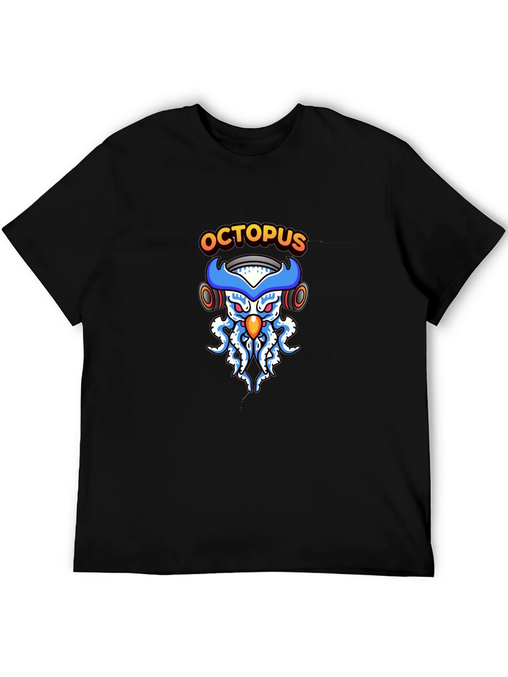 Octopus DJ Black T-Shirt product image 8