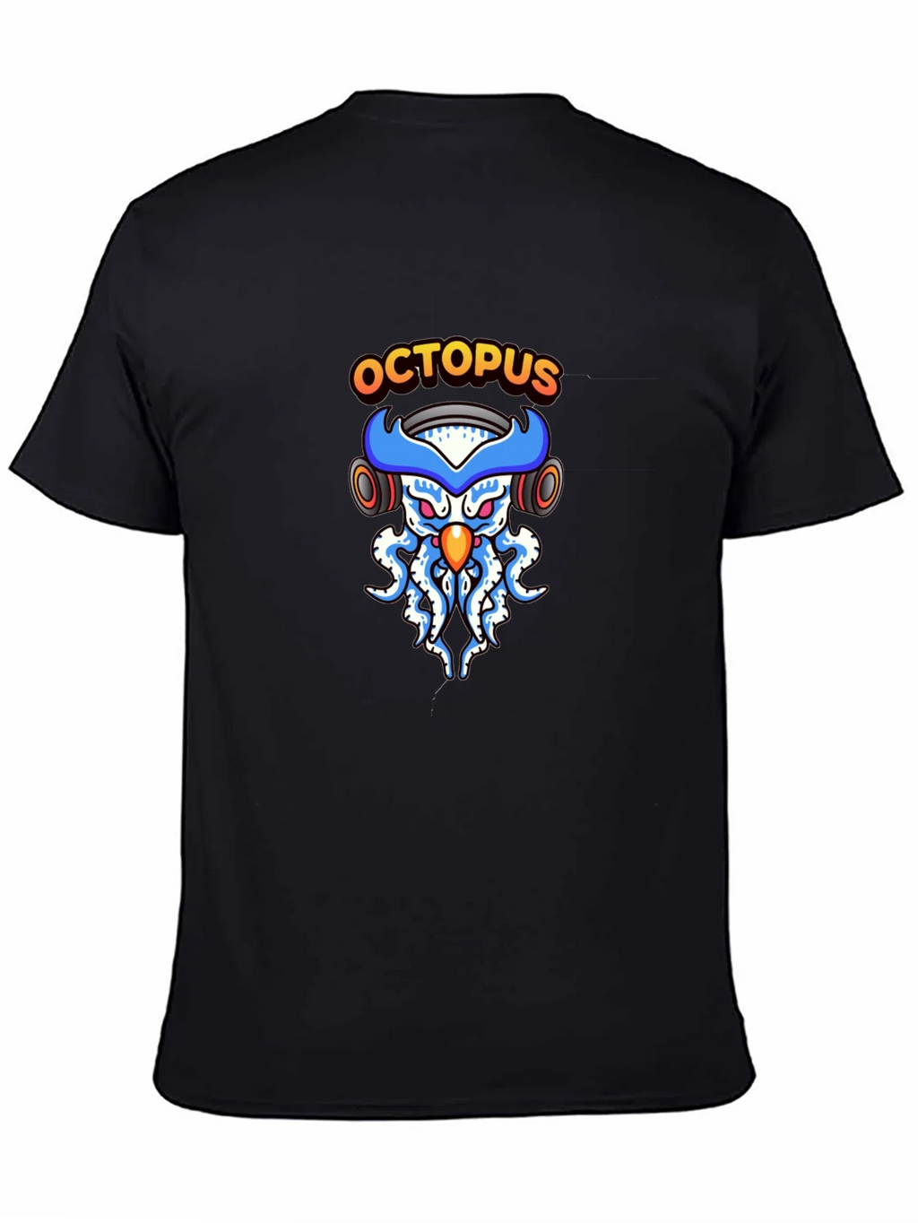 Octopus DJ Black T-Shirt product image 7