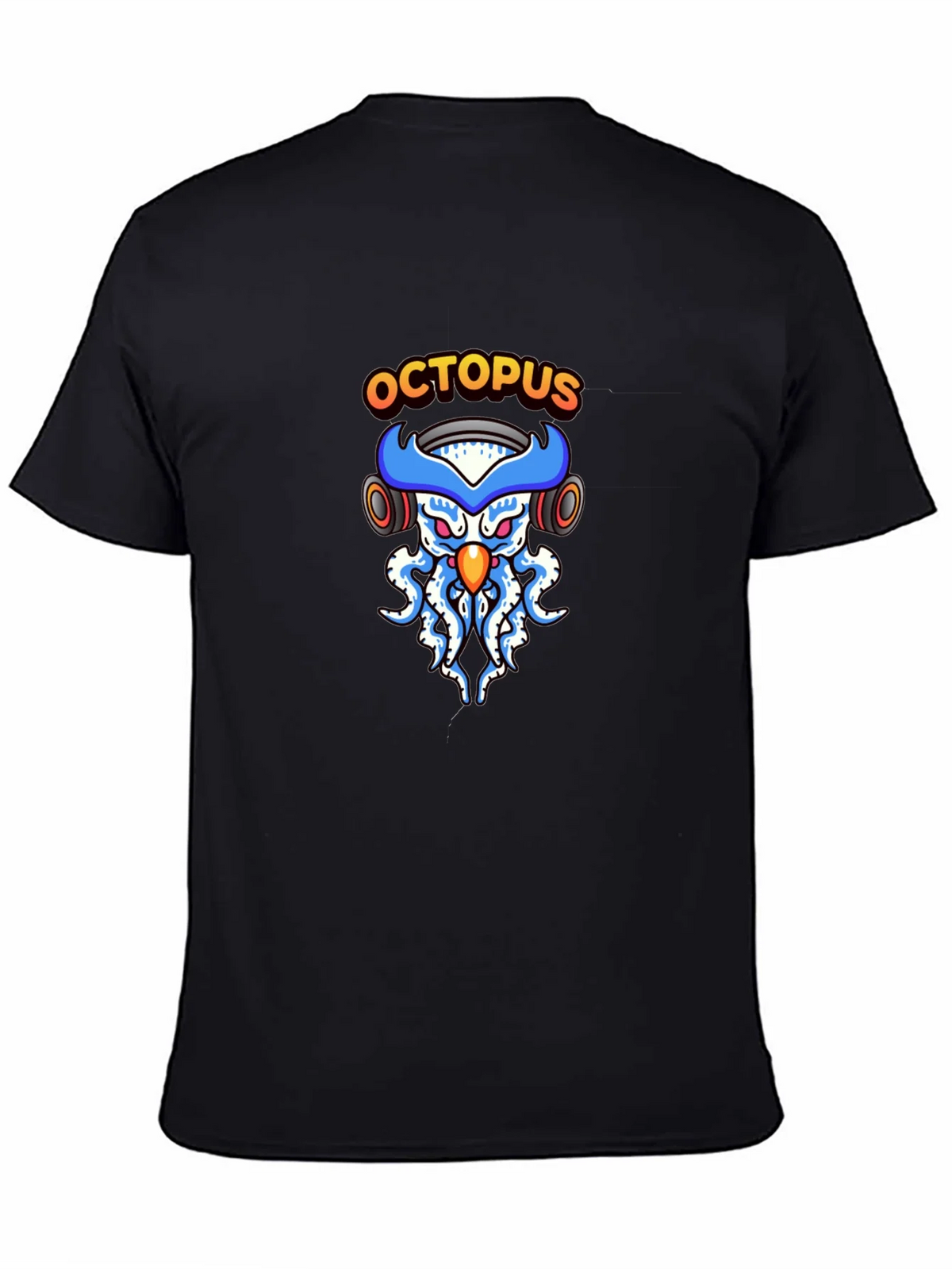 Octopus DJ Black T-Shirt product image 7