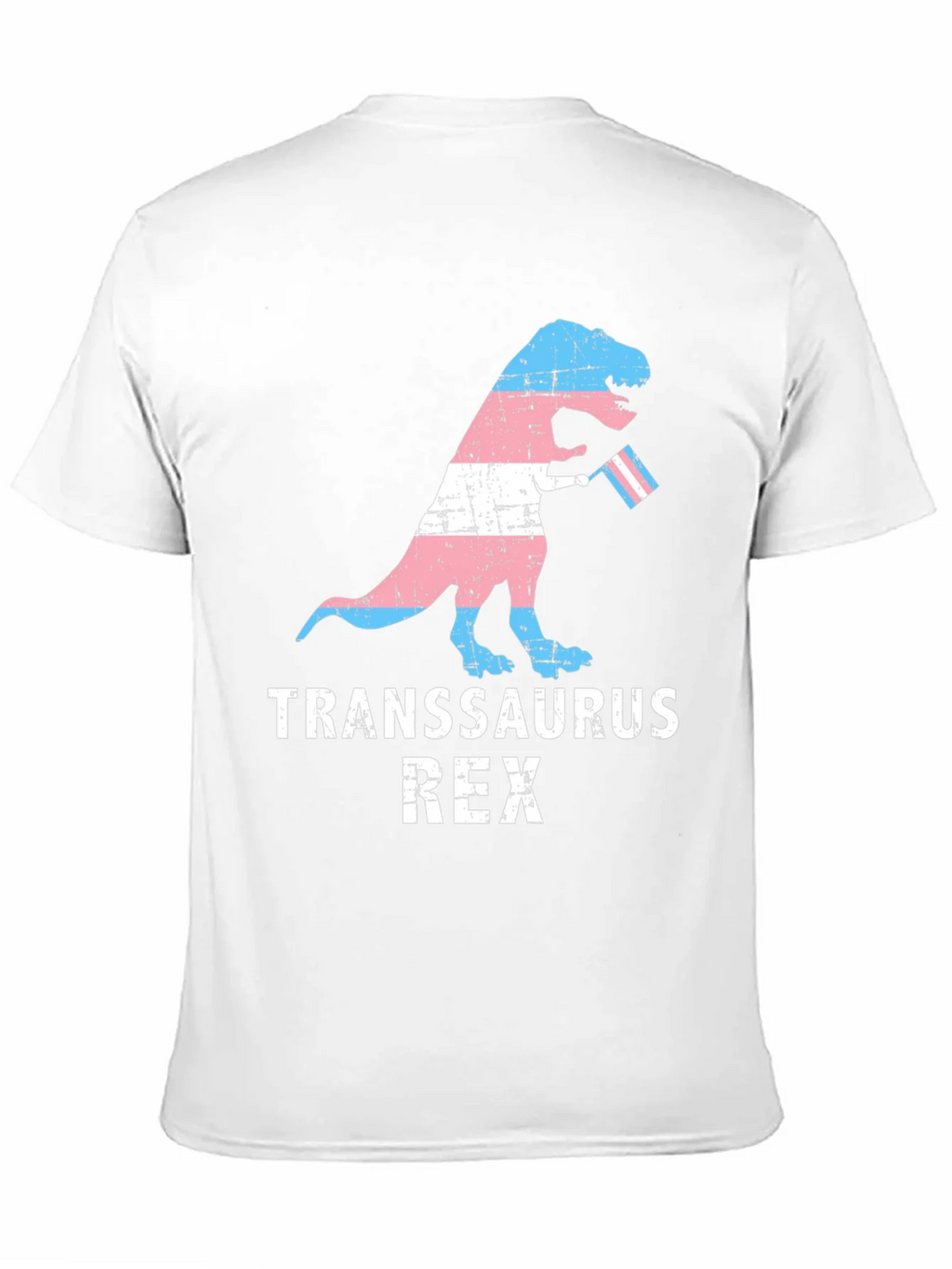 Transsaurus Rex T-Shirt - LGBTQ+ Pride Dinosaur Tee product image 2
