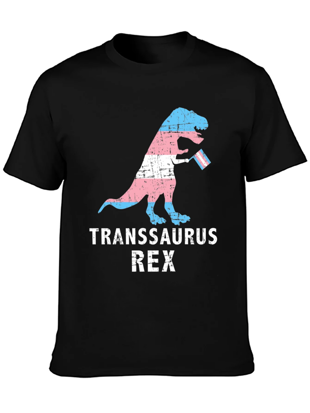 Transsaurus Rex T-Shirt - LGBTQ+ Pride Dinosaur Tee product image 6