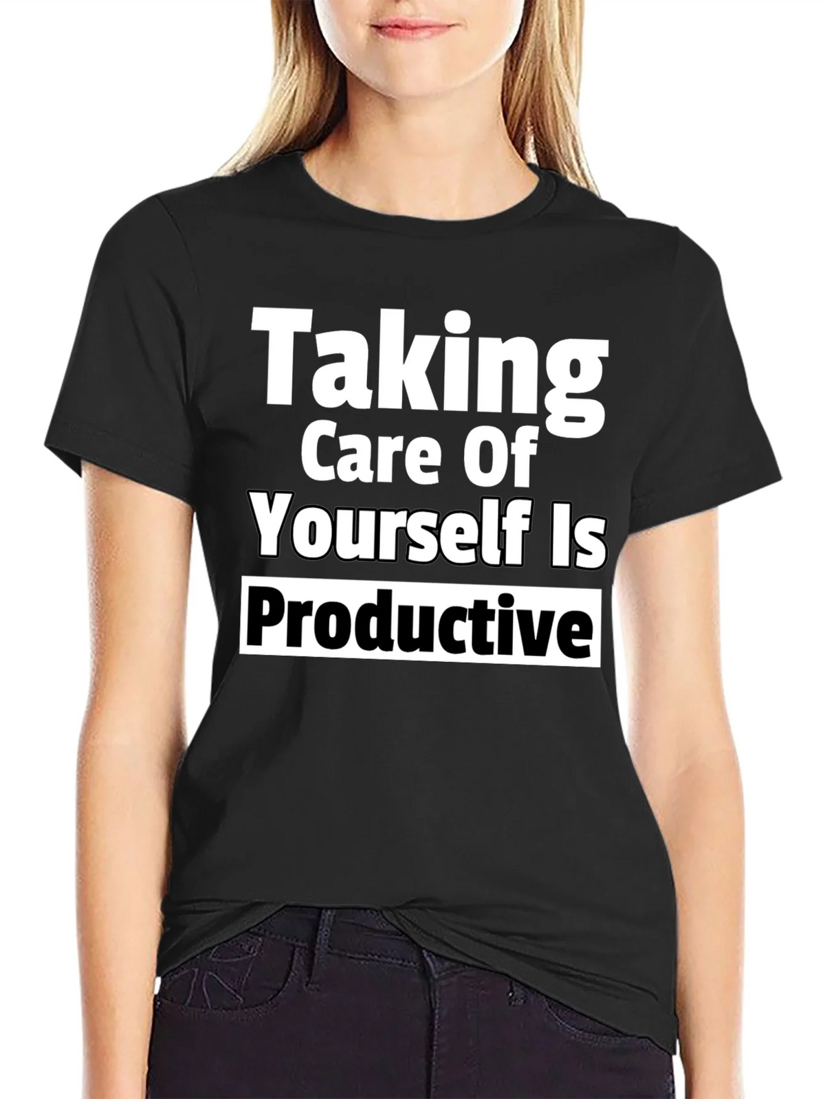 Taking Care of Yourself Is Productive Tee product image 2