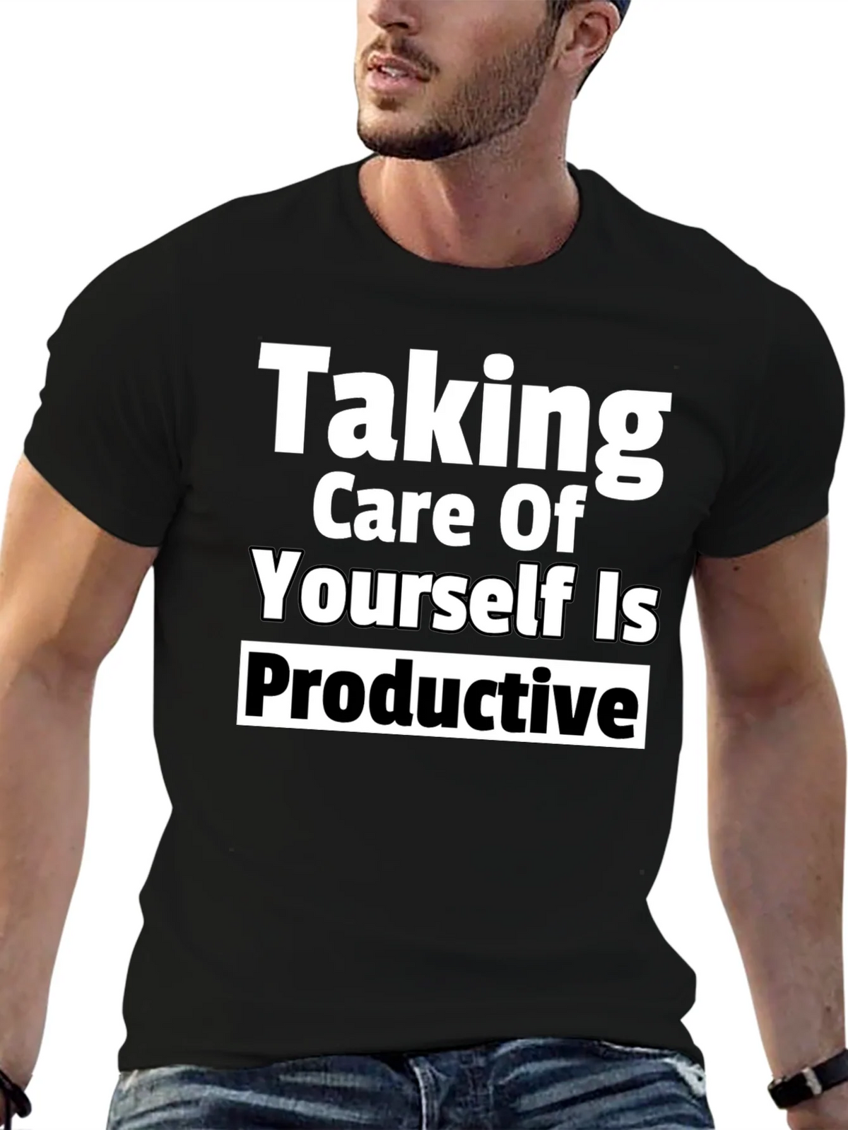 Taking Care of Yourself Is Productive Tee product image 6
