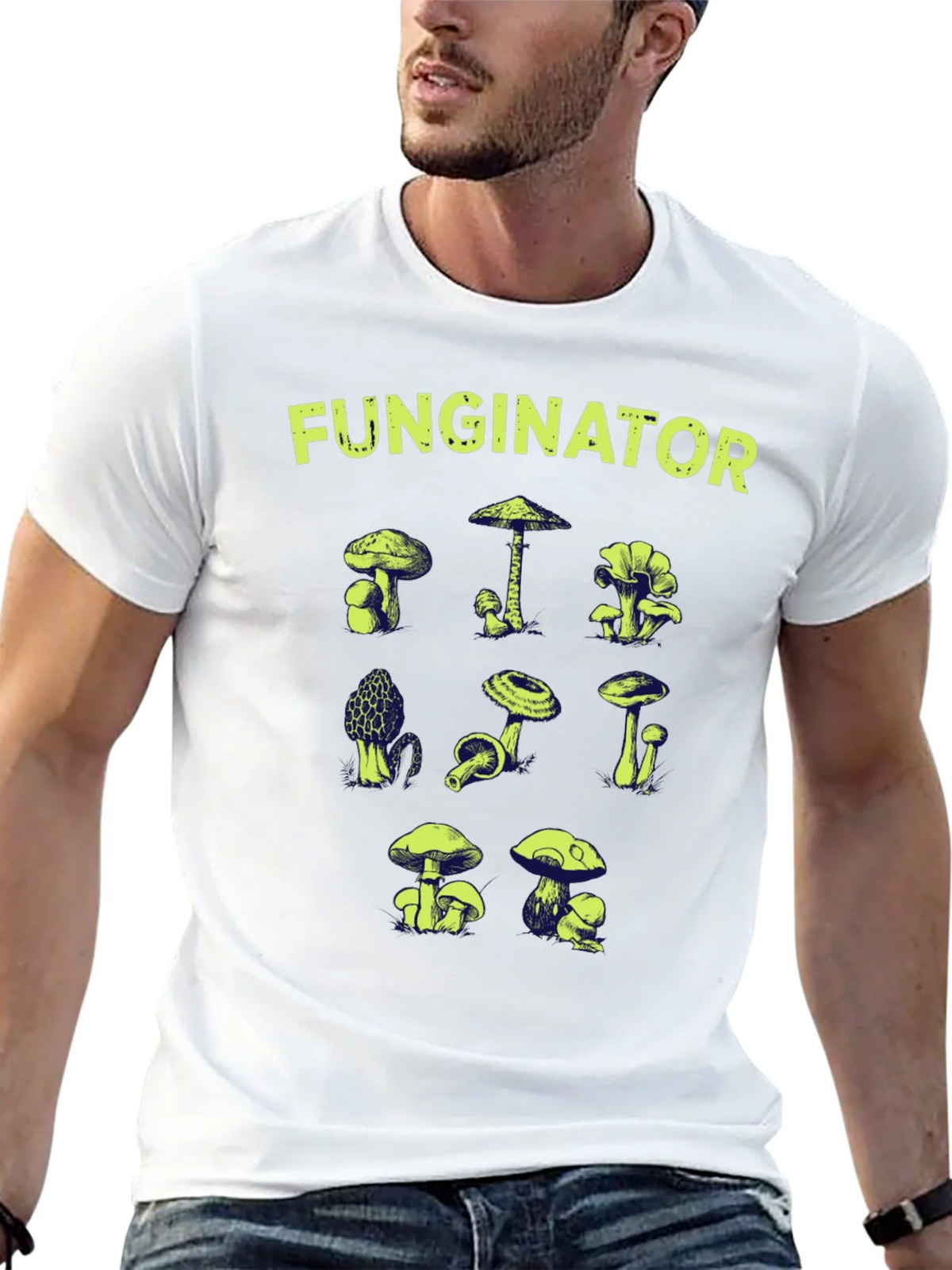Funginator Mushroom Graphic Tee product image 12