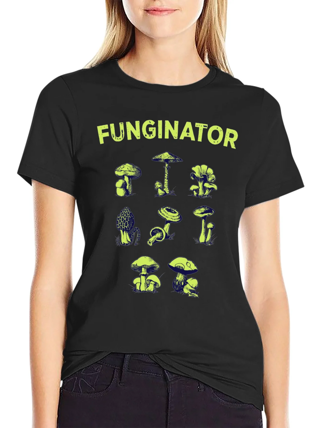 Funginator Mushroom Graphic Tee product image 2