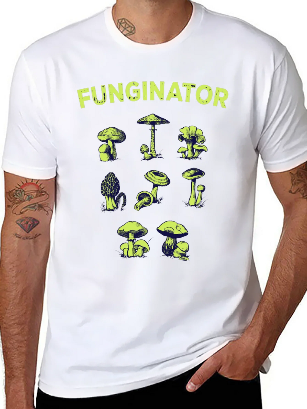 Funginator Mushroom Graphic Tee product image 7