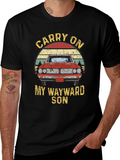 Carry On Wayward Son Graphic T-Shirt - Classic Car Design product image 1