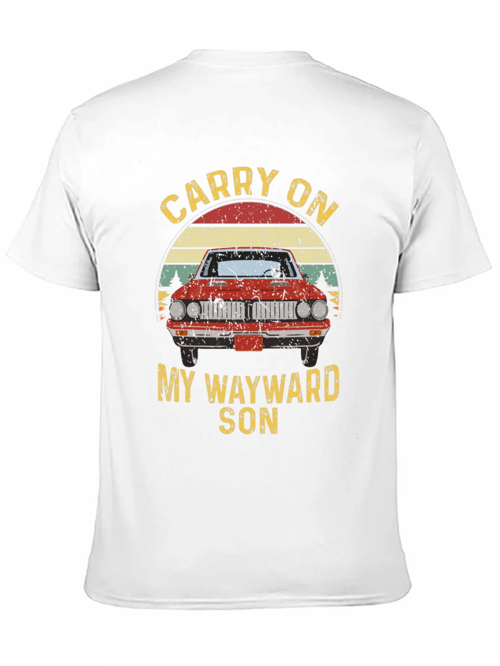Carry On Wayward Son Graphic T-Shirt - Classic Car Design product image 10