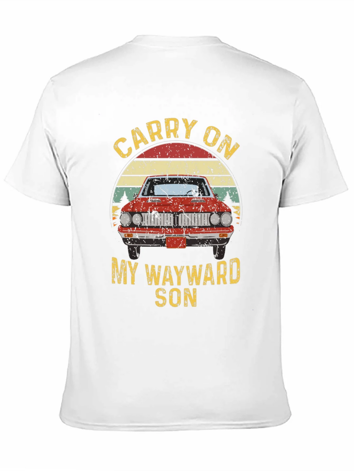 Carry On Wayward Son Graphic T-Shirt - Classic Car Design product image 10