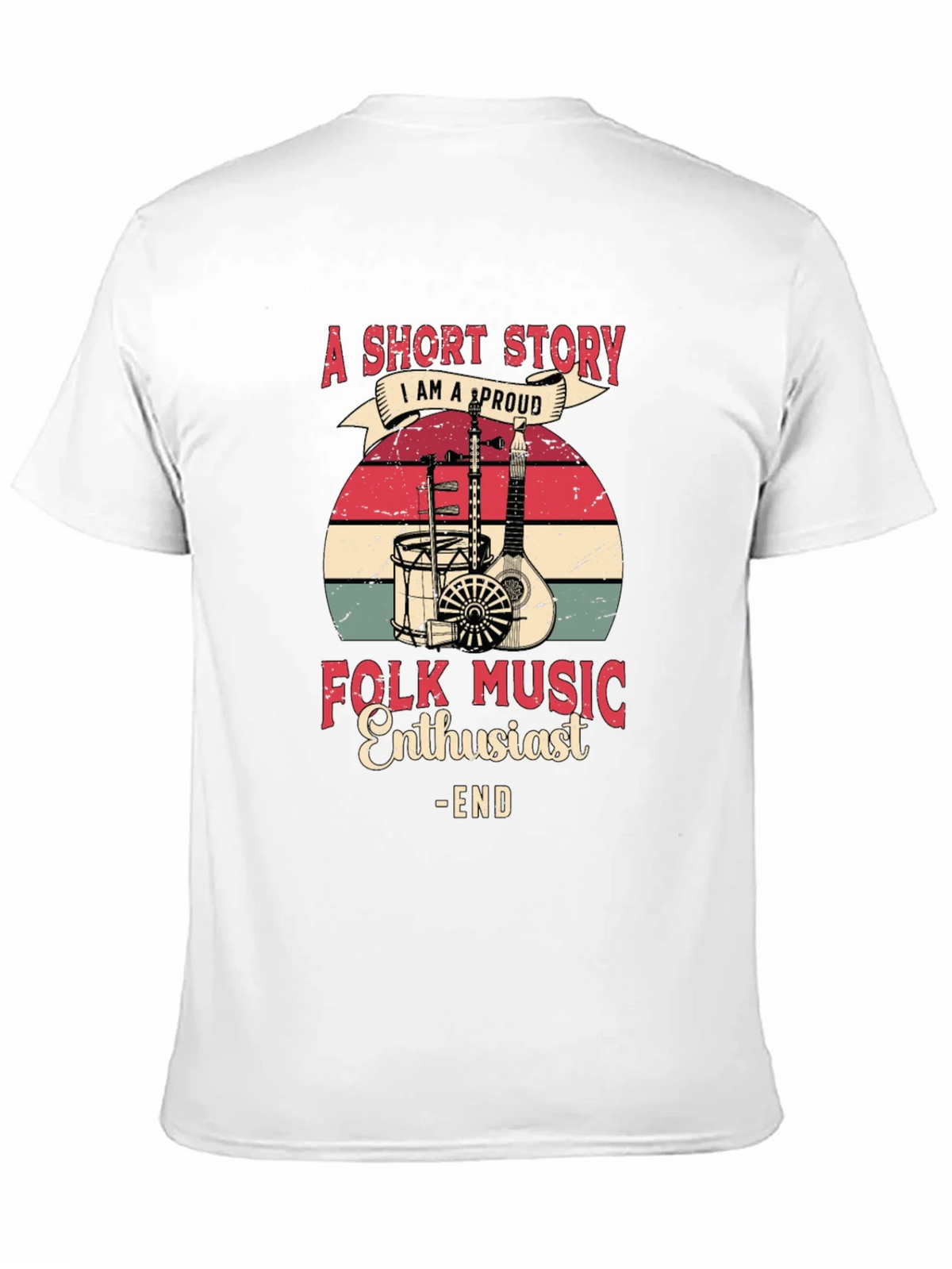 Folk Music Enthusiast Graphic Tee product image 2