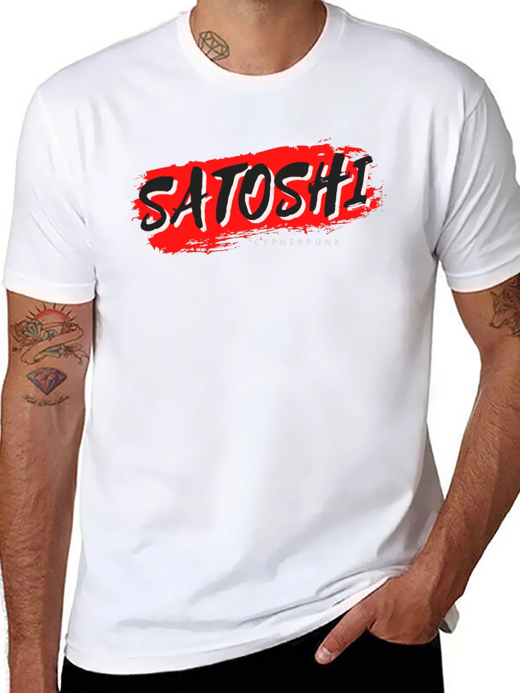 Satoshi Cypherpunk Graphic Tee - Bitcoin Crypto T-Shirt product image 7