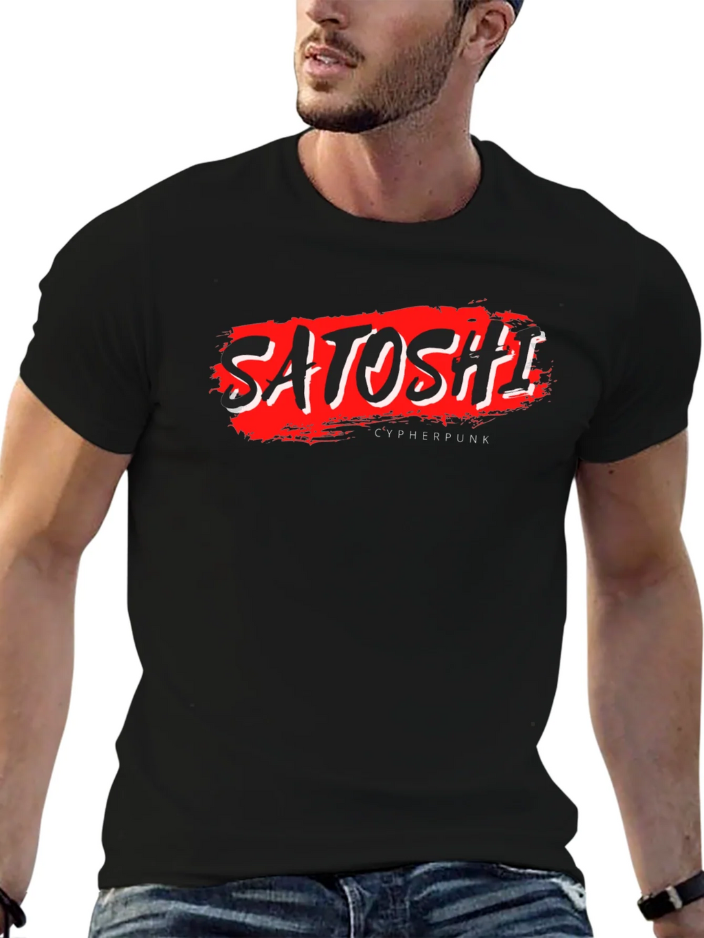 Satoshi Cypherpunk Graphic Tee - Bitcoin Crypto T-Shirt product image 6