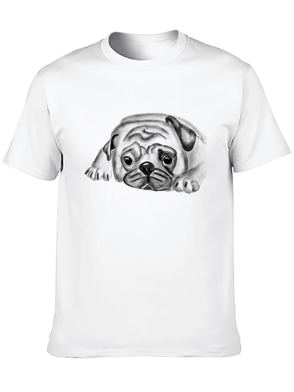 Black Pug Graphic Tee - Soft Cotton Comfort product image 9