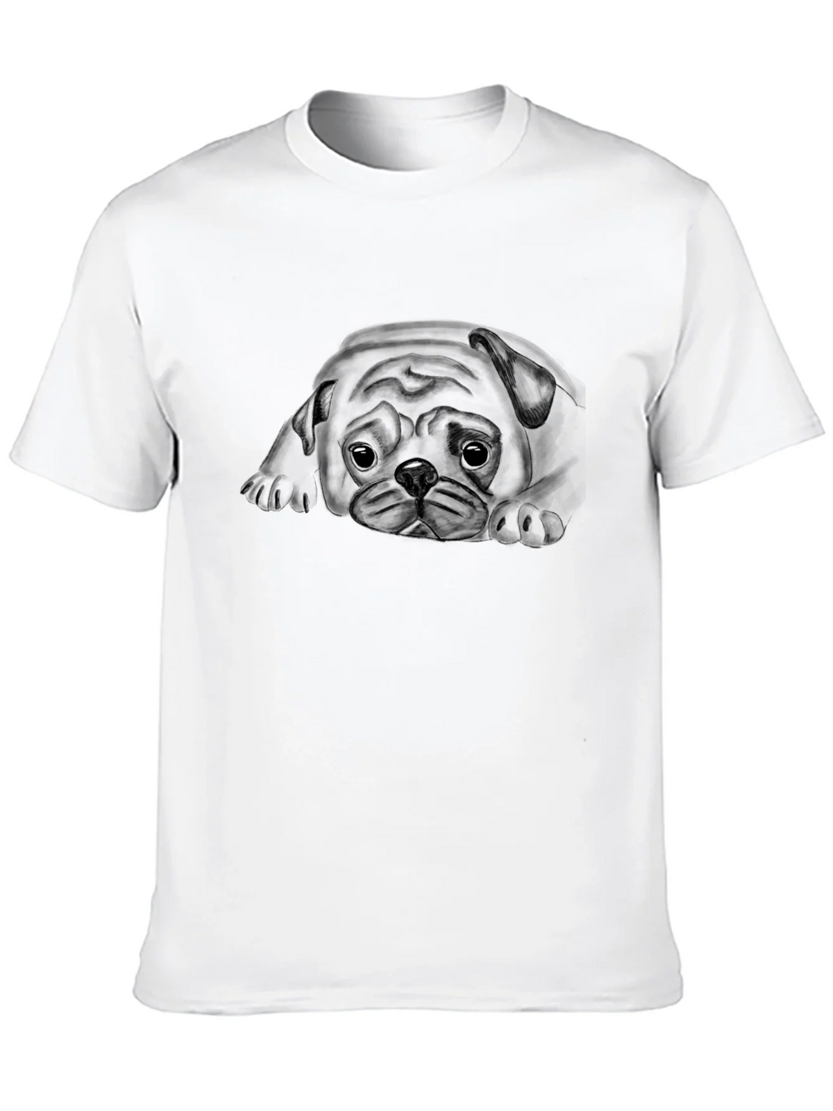 Black Pug Graphic Tee - Soft Cotton Comfort product image 9