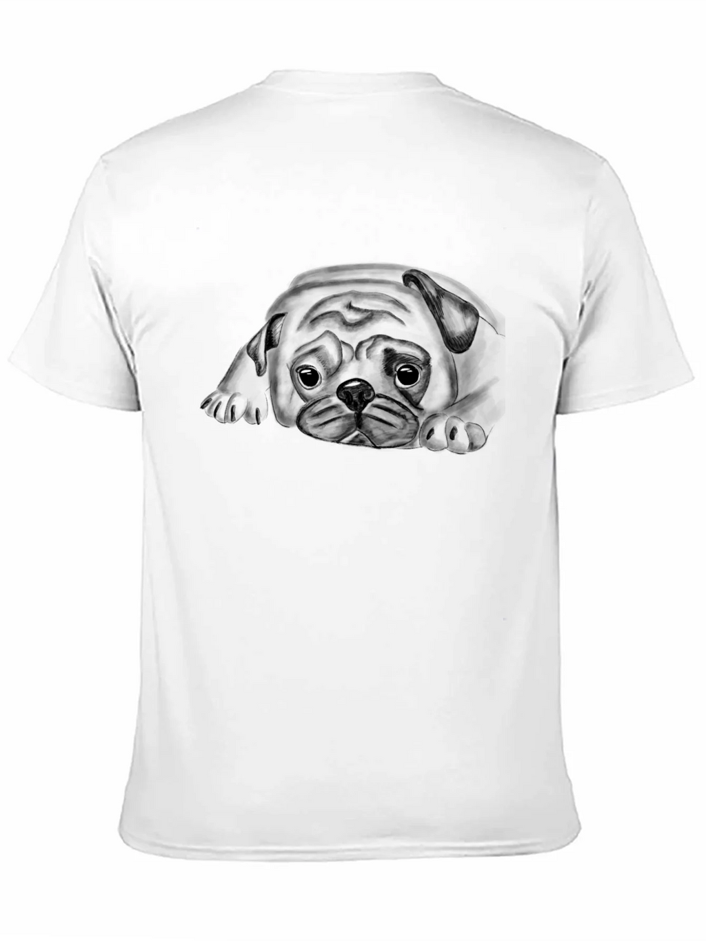 Black Pug Graphic Tee - Soft Cotton Comfort product image 10