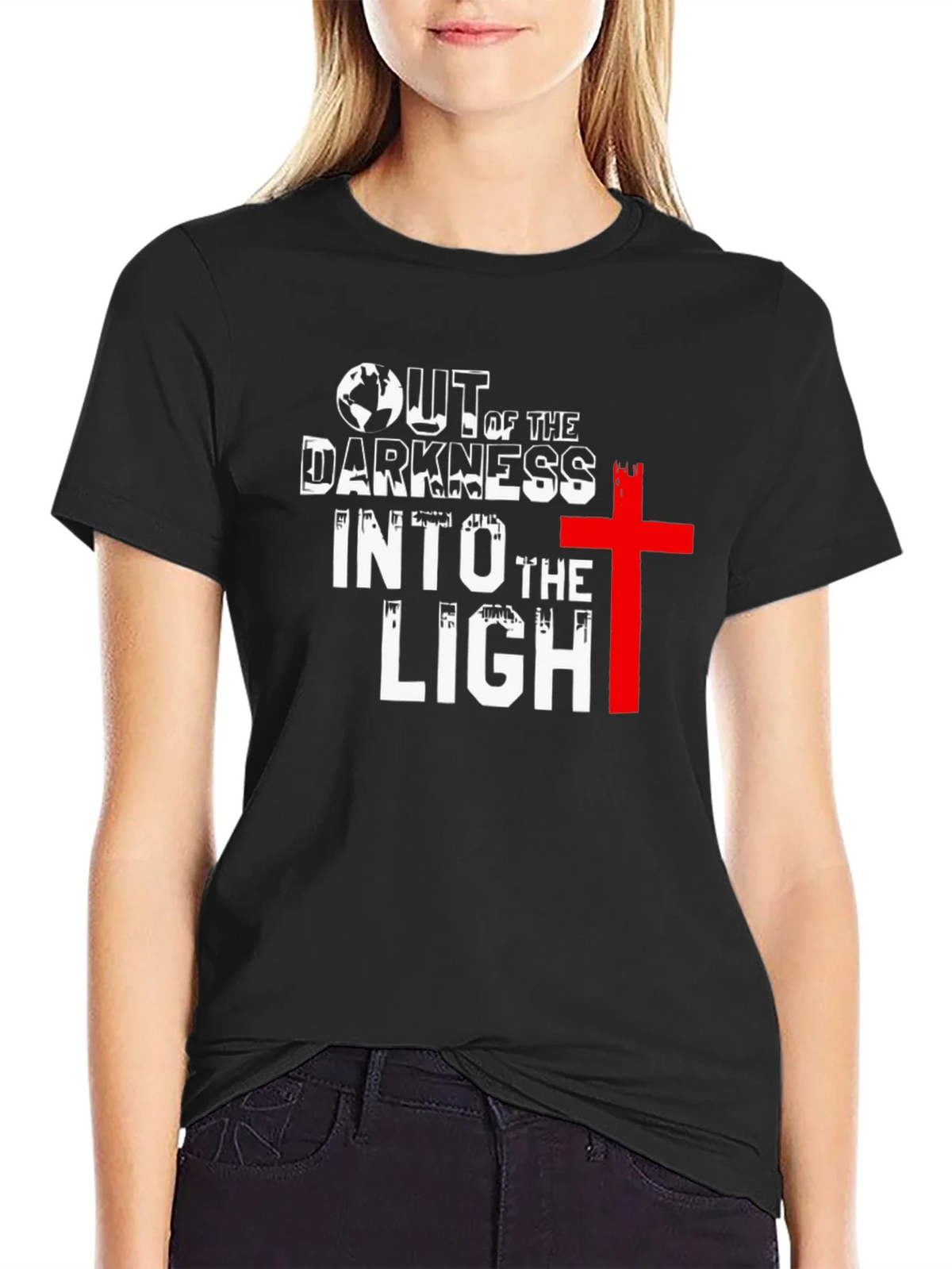 Out of Darkness Into the Light Graphic Tee product image 2